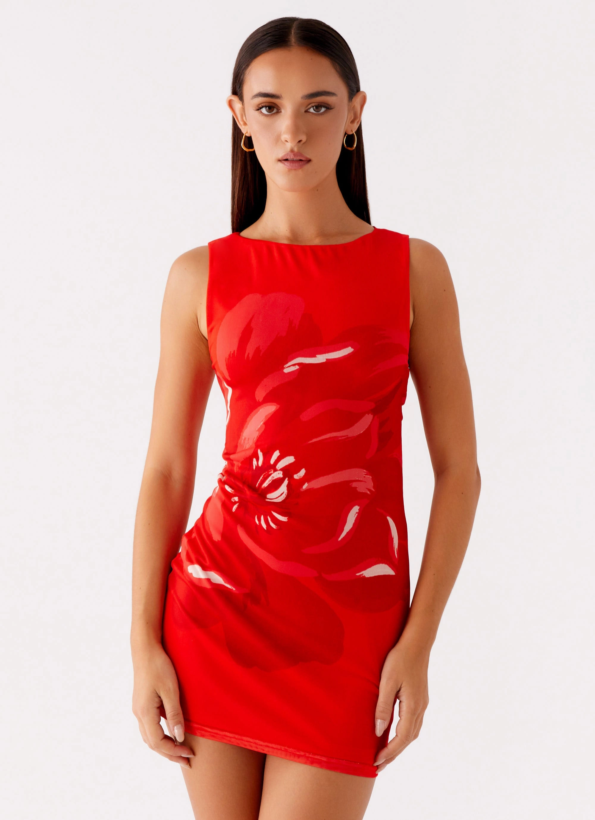 Happy Hour Mini Dress - Red spring fashion Timeless Fashion