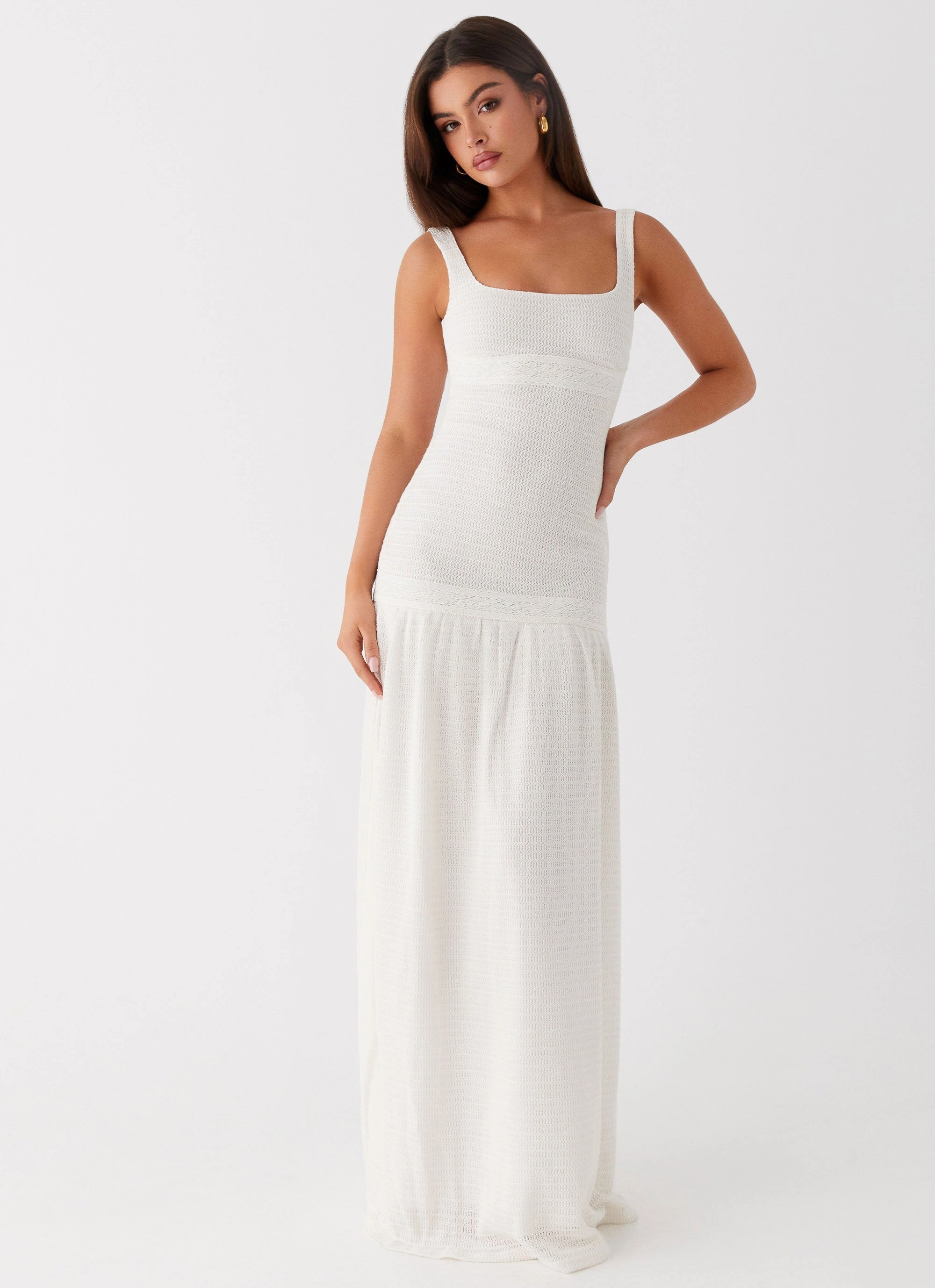 Lyrical Maxi Dress - Ivory Winter Classic Work Option