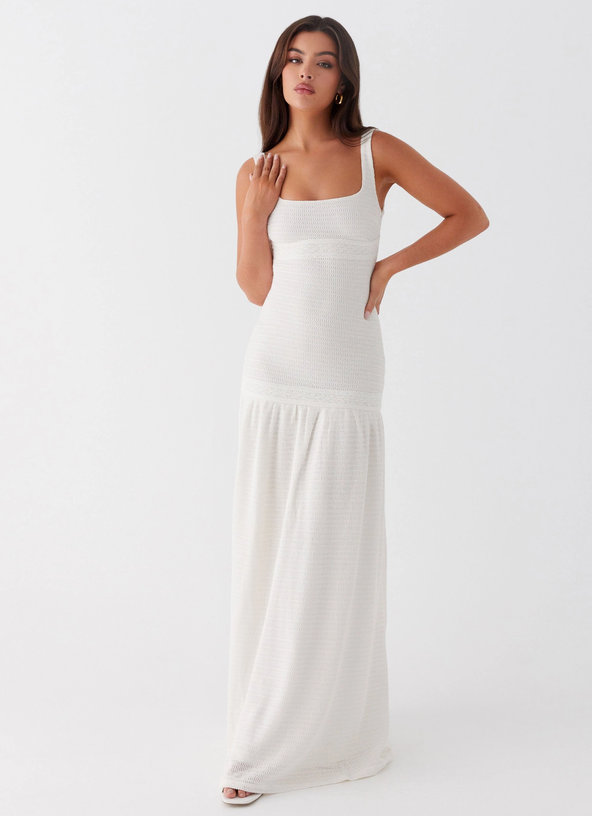 Lyrical Maxi Dress - Ivory Relaxed Look