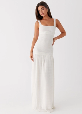 Custom-tailored clothes Lyrical Maxi Dress - Ivory Lyrical Maxi Dress - Ivory Winter Classic Work Option