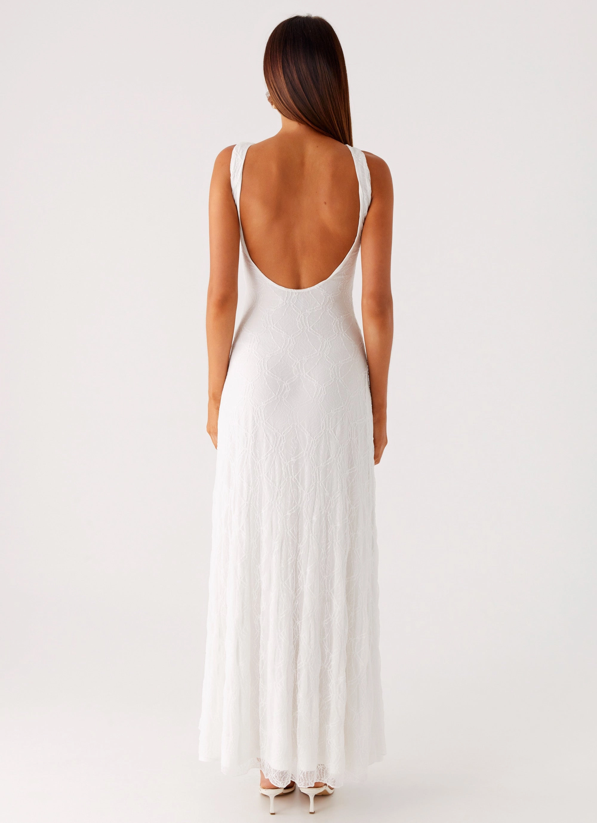 Polite Tone Embrace The Sun Maxi Dress - White