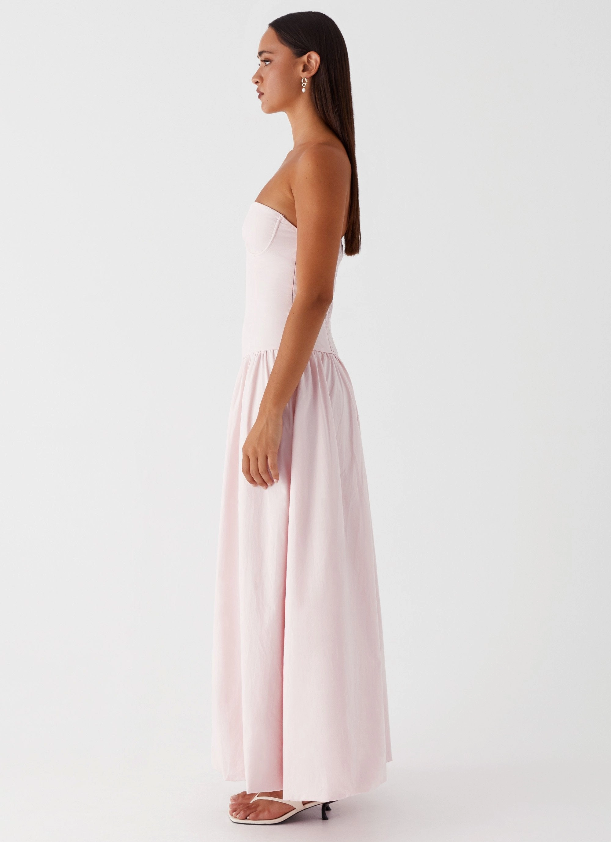 Starla Maxi Dress - Pink Edgy Layers Vibrant Colors