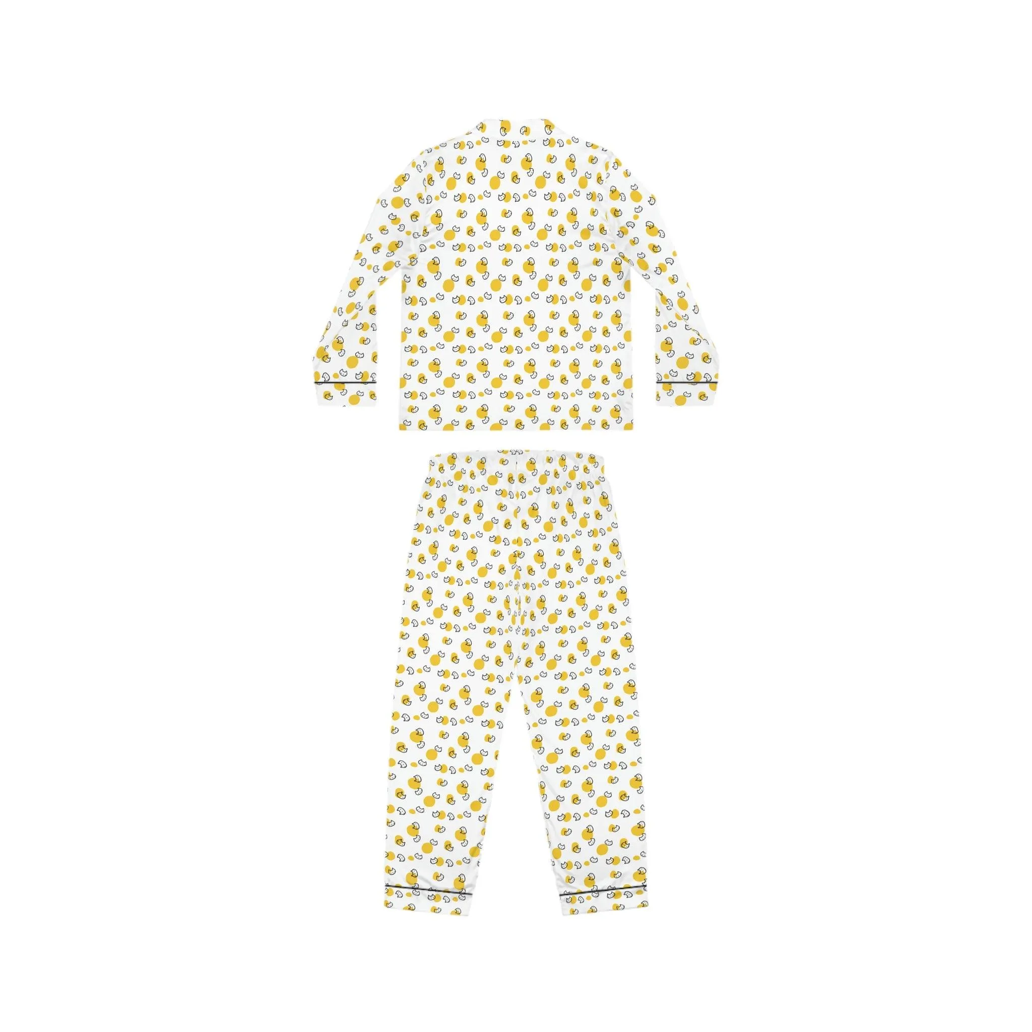 Customizable Luxury Satin Pajama Sets for Pet-Loving Women