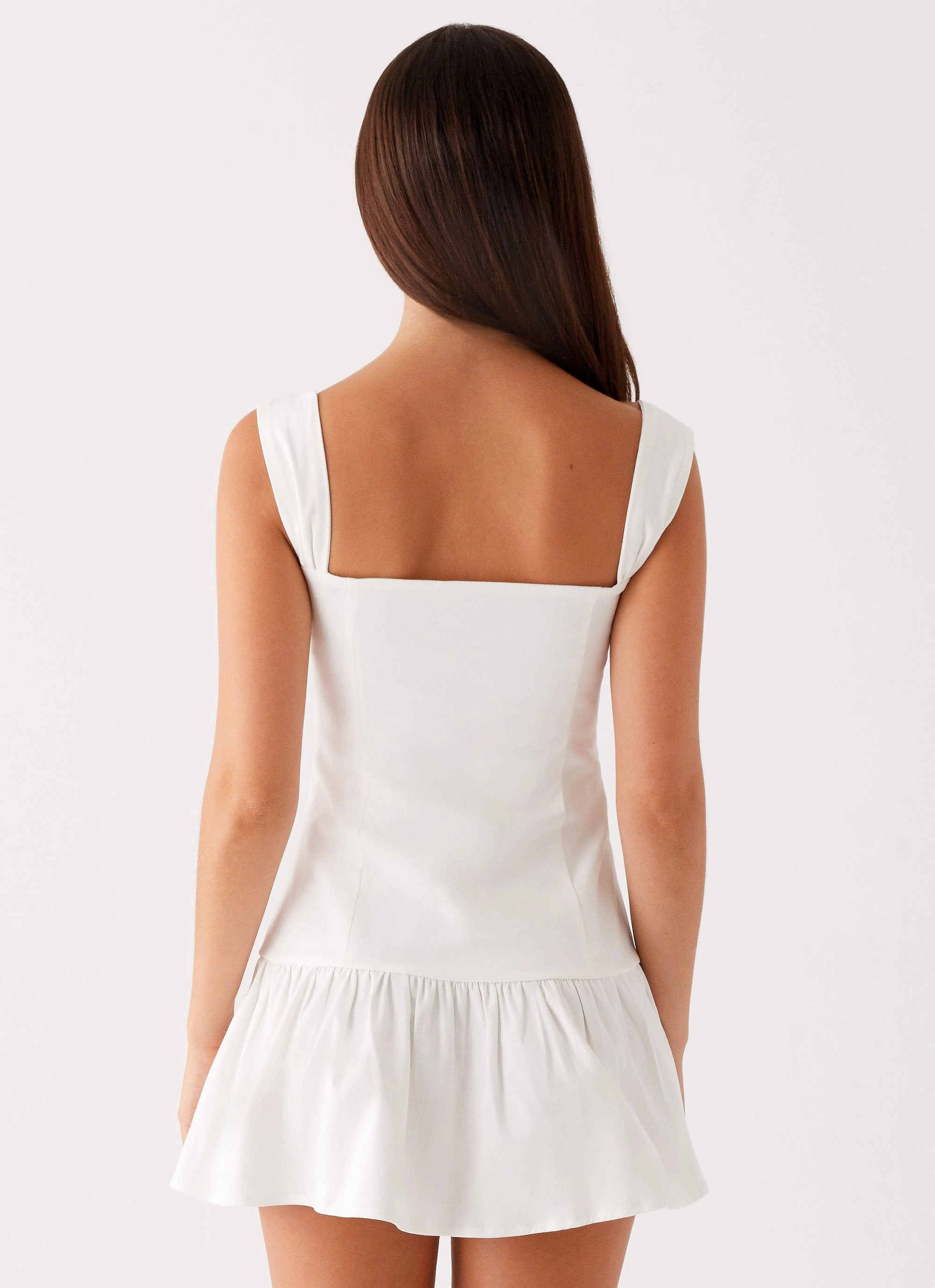Casual-Look Sophisticated cocktail dress Miami Mini Dress - White