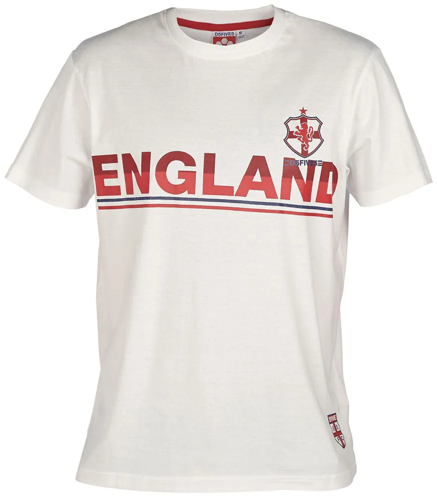 D555 Unisex World Cup Football England & Brazil Short Sleeve T-Shirts S-6XL