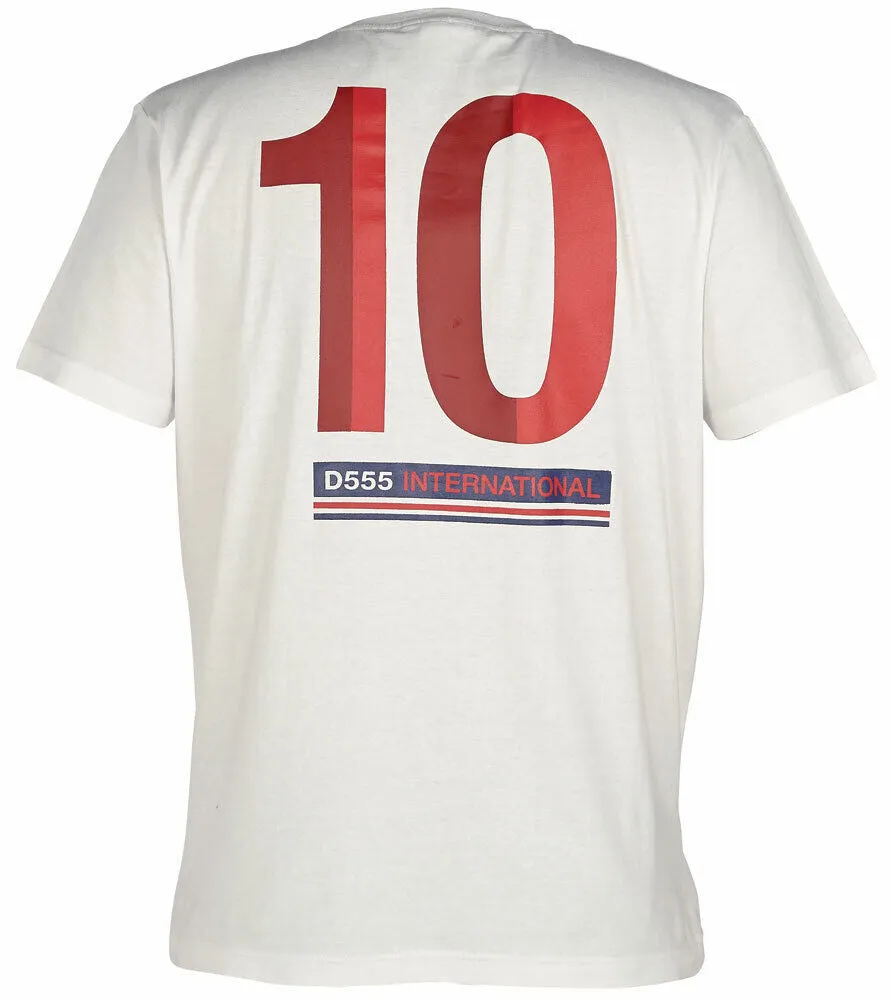 D555 Unisex World Cup Football England & Brazil Short Sleeve T-Shirts S-6XL