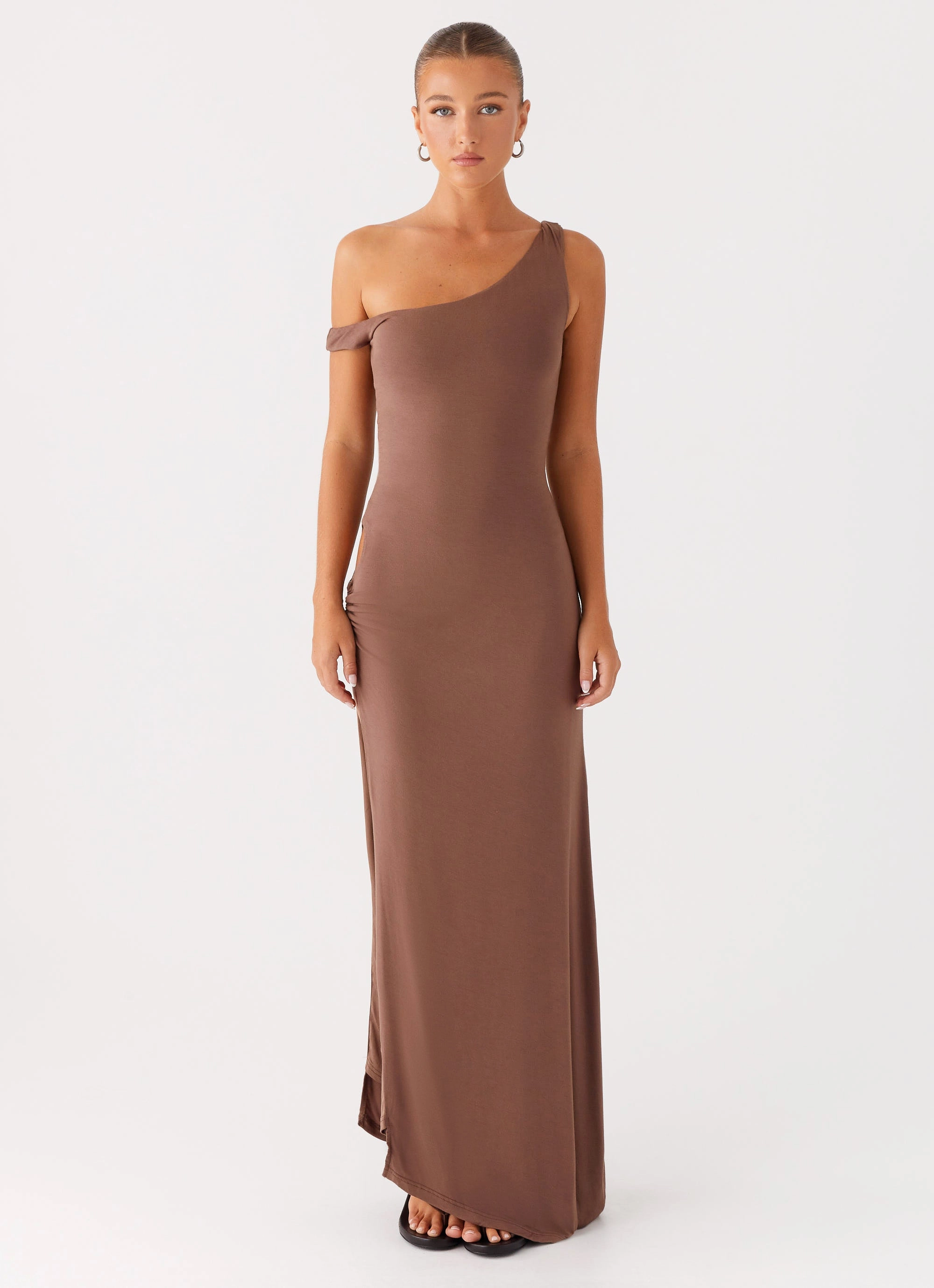 Travel piece NonChafeSeams Dalla Maxi Dress - Dark Chocolate