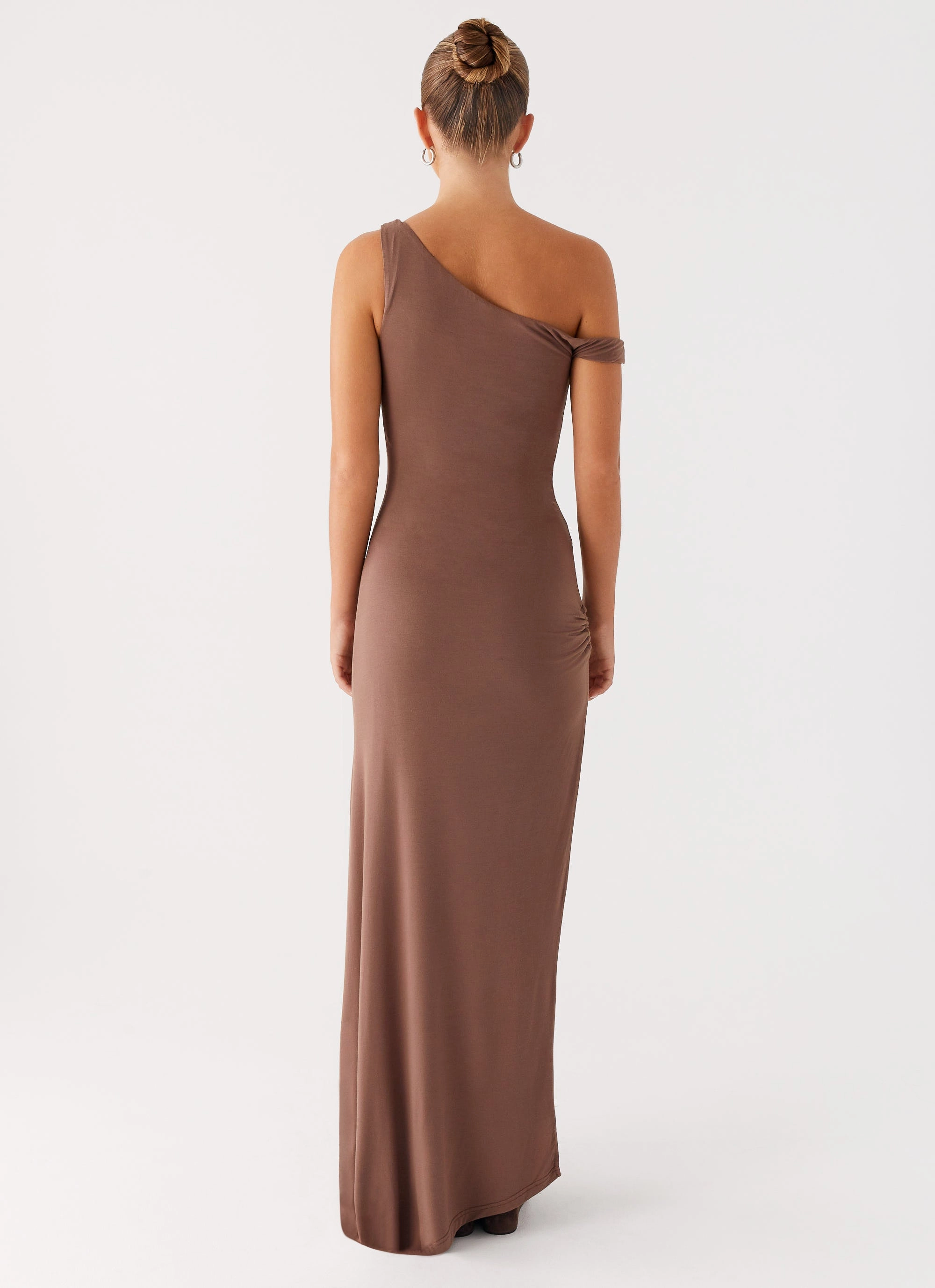 Chilly Day Comfort Chic Comfort Look Dalla Maxi Dress - Dark Chocolate