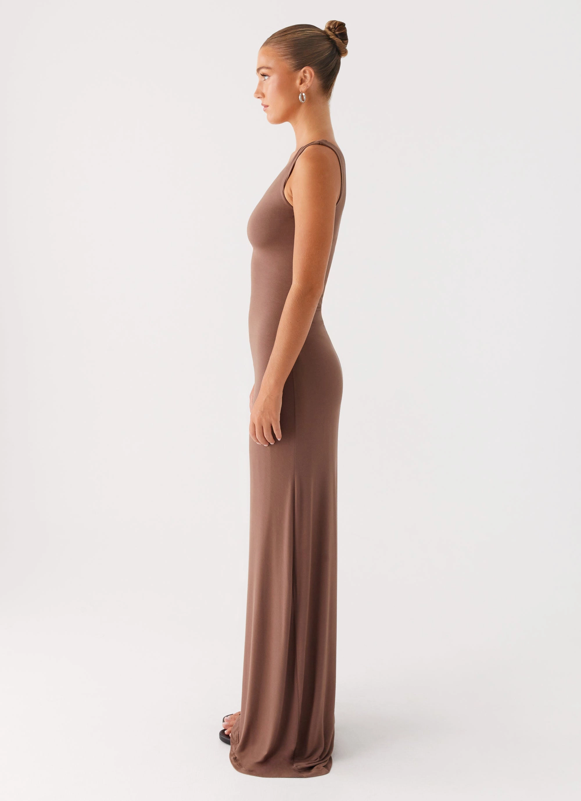 Dalla Maxi Dress - Dark Chocolate Sunset Glow Urban Line