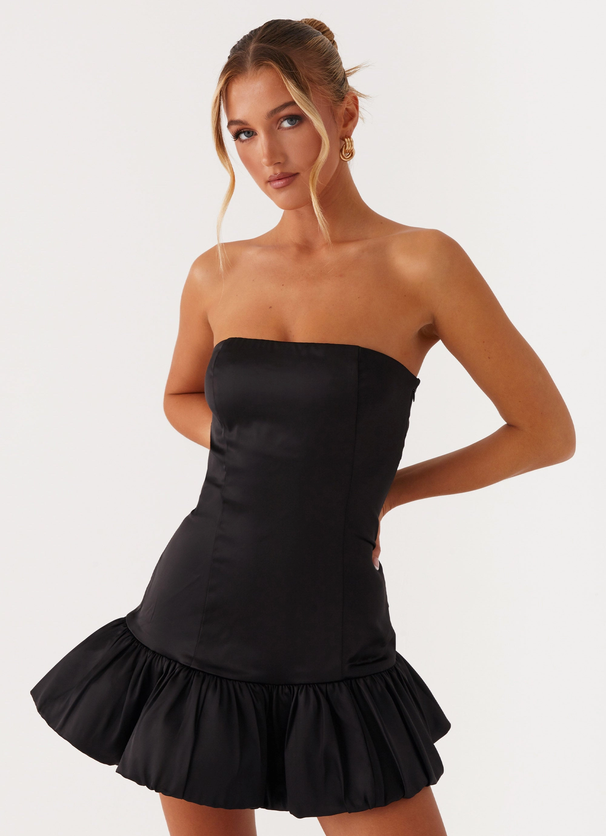 Dancing Queen Mini Dress - Black Essential Layer