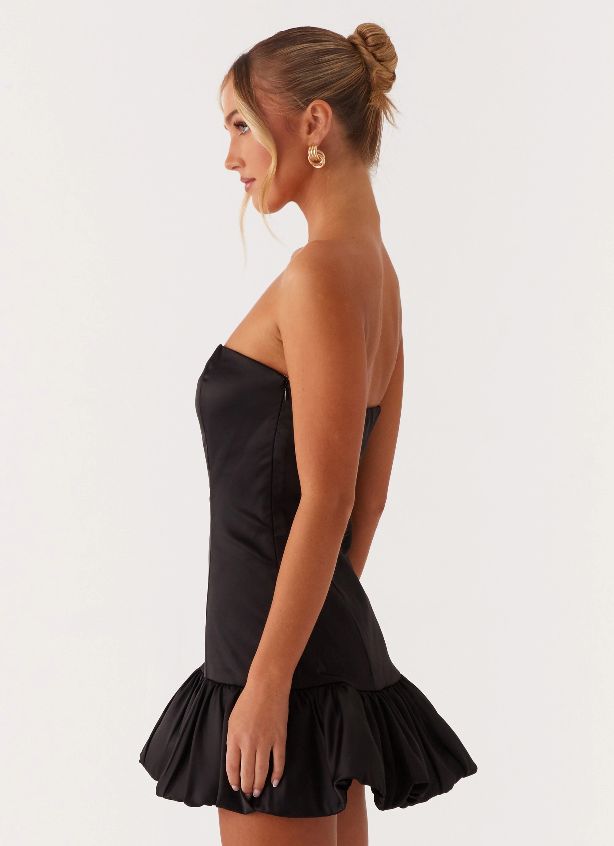 Light Touch Light Weight Dancing Queen Mini Dress - Black