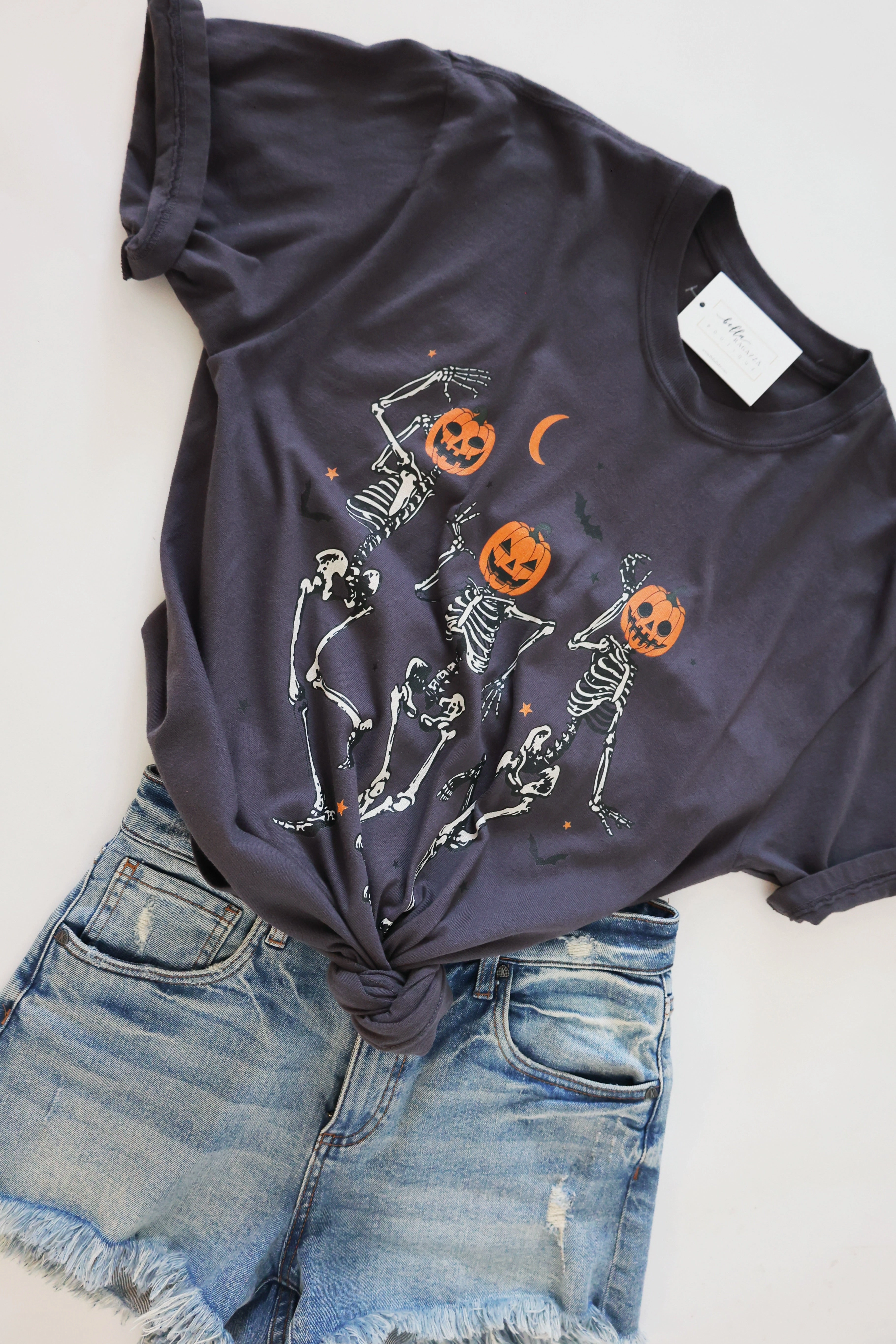 EthicallySourcedMaterial Dancing Skeleton Pumpin Tee