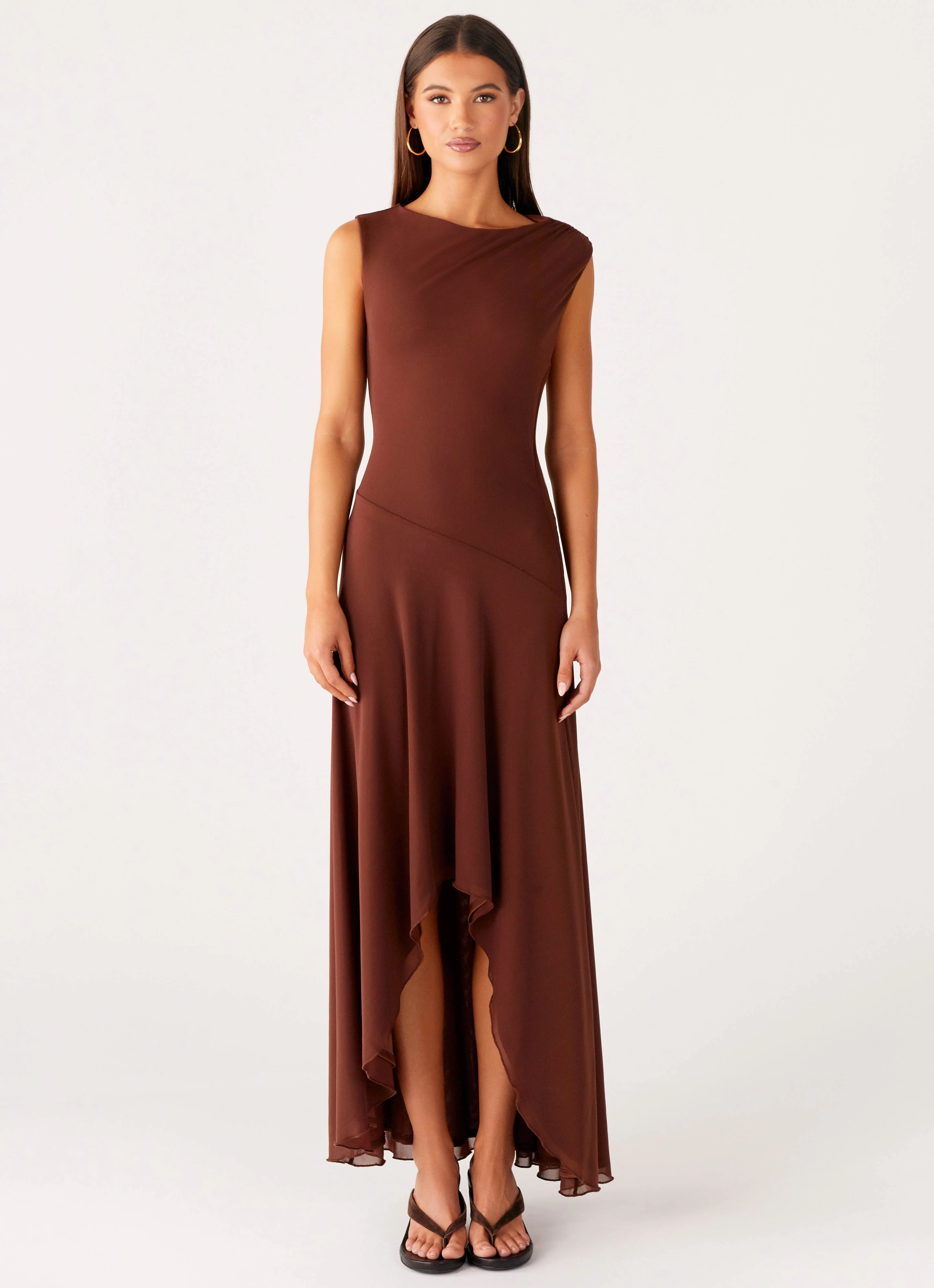 Natural Form Danika Maxi Dress - Chocolate