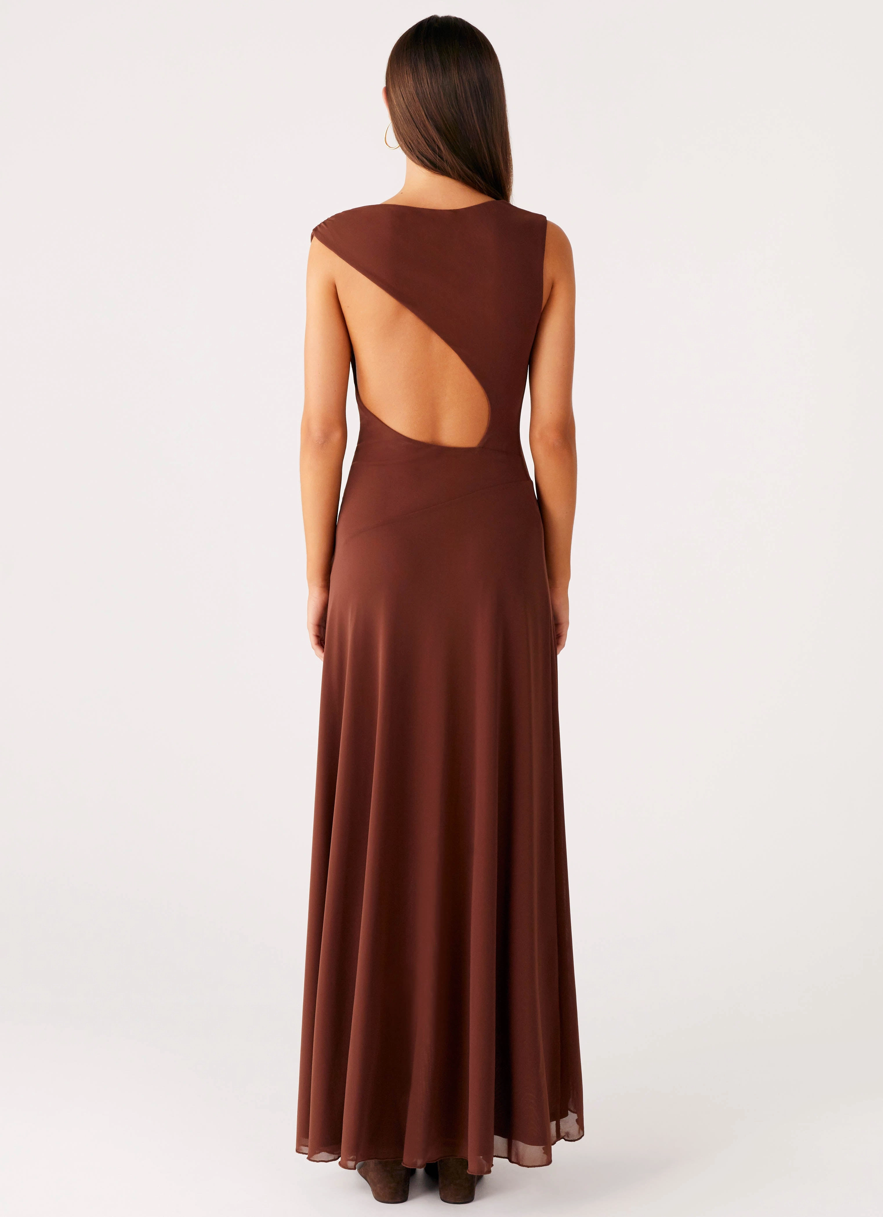 Timeless Edge Danika Maxi Dress - Chocolate