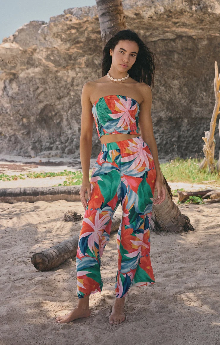 Dante Villa Floral Pant (FINAL SALE) Odor Resistant Treatment wrinkle free finish