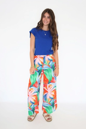 Basic Tee AntiStaticTreatment Dante Villa Floral Pant (FINAL SALE)