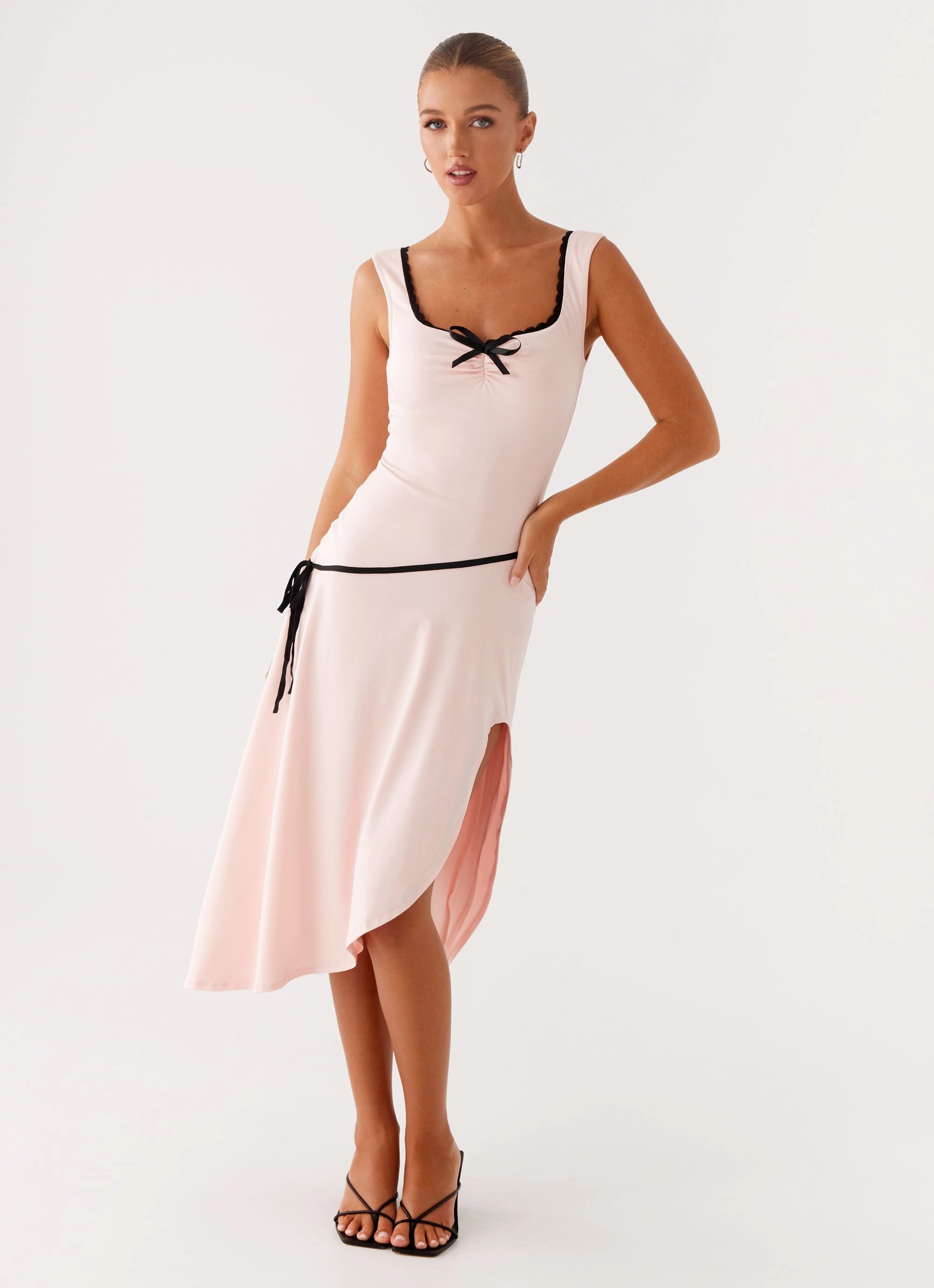 Timeless Piece Darlene Midi Dress - Pink