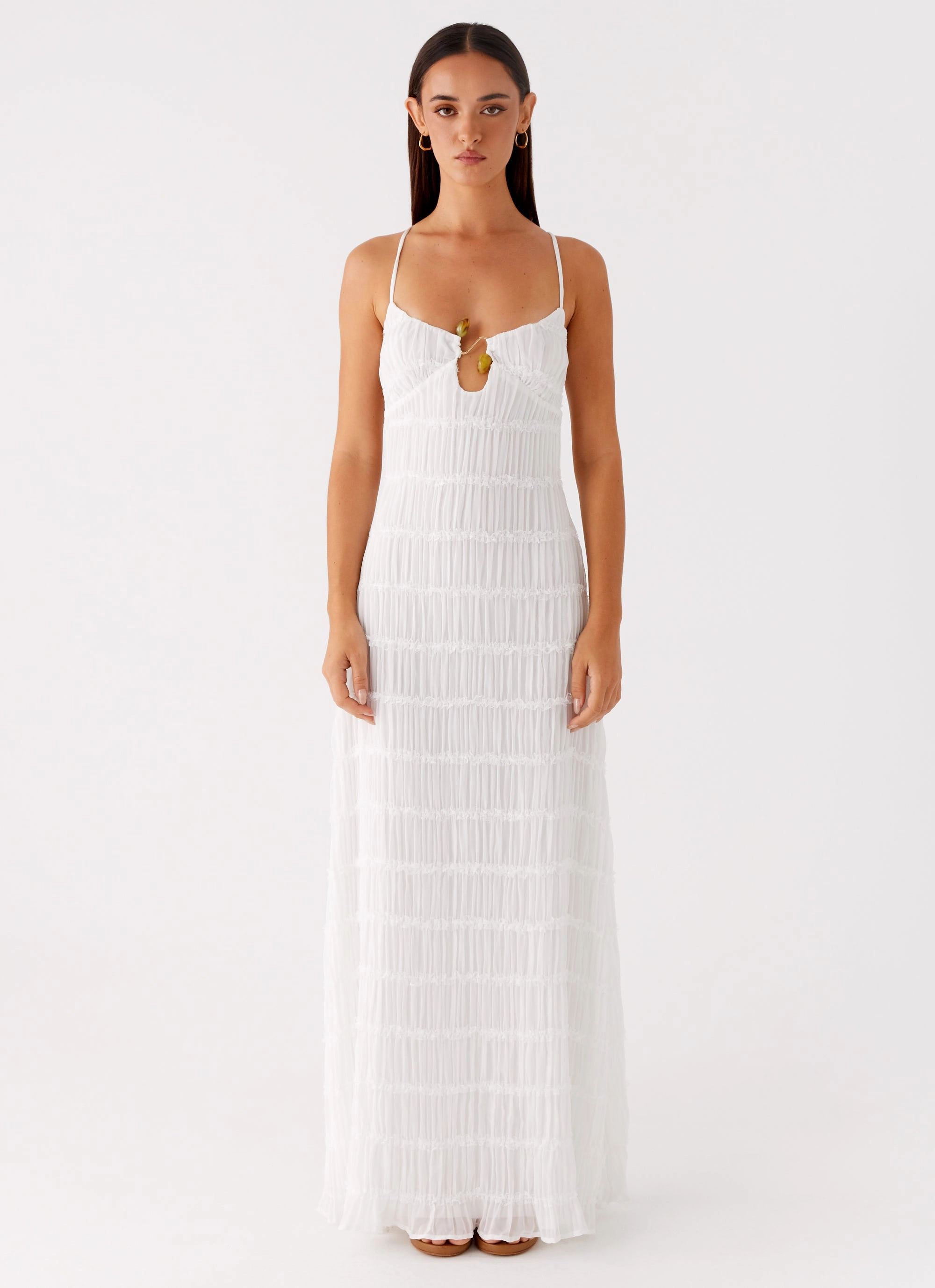 Darwin Maxi Dress - White Grab Now Daily Favorite