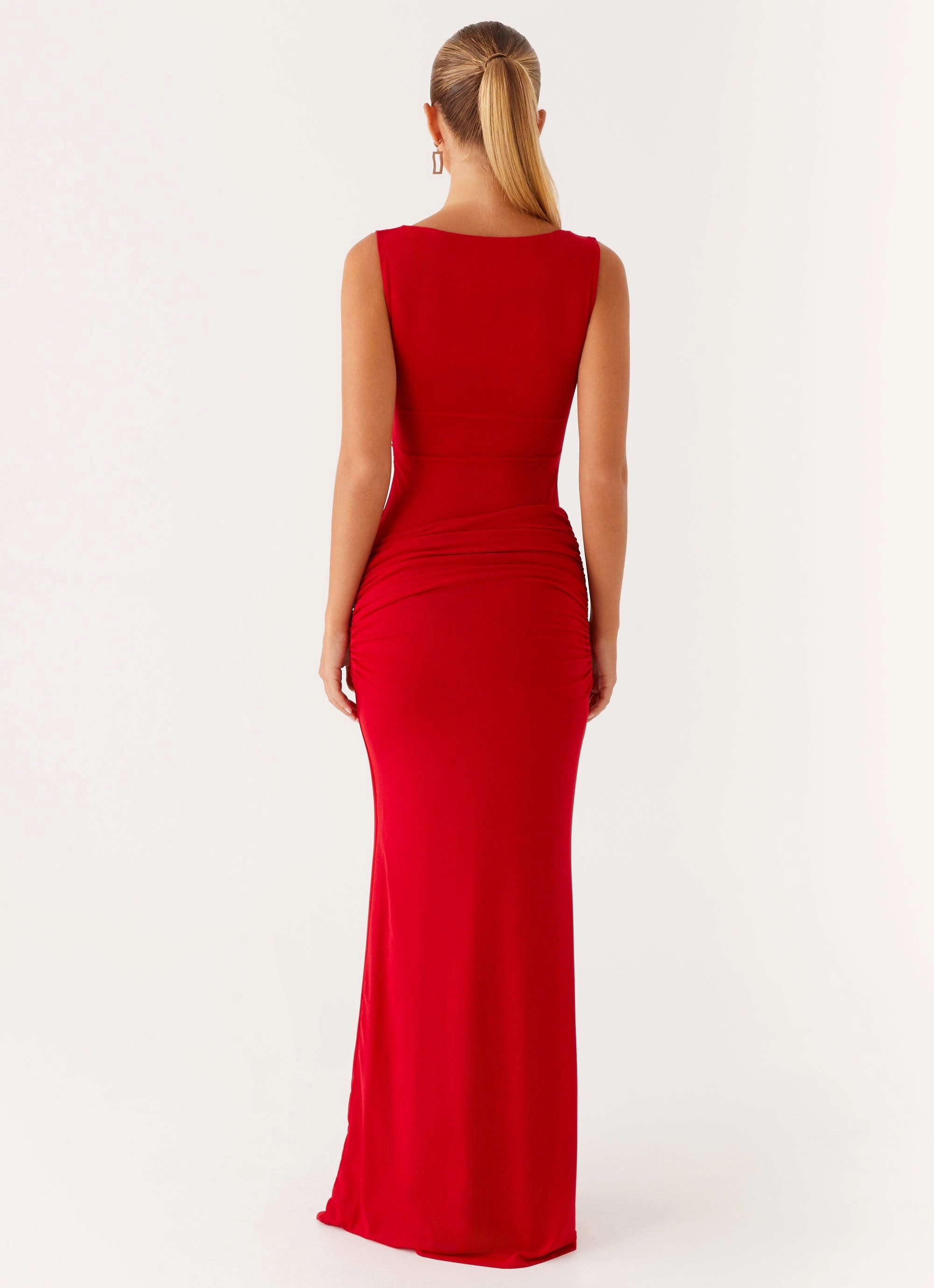 Love Blend Missy Maxi Dress - Red