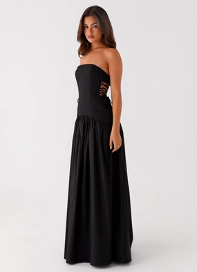 Day Wear Conagh Maxi Dress - Black Flower Grace Conagh Maxi Dress - Black