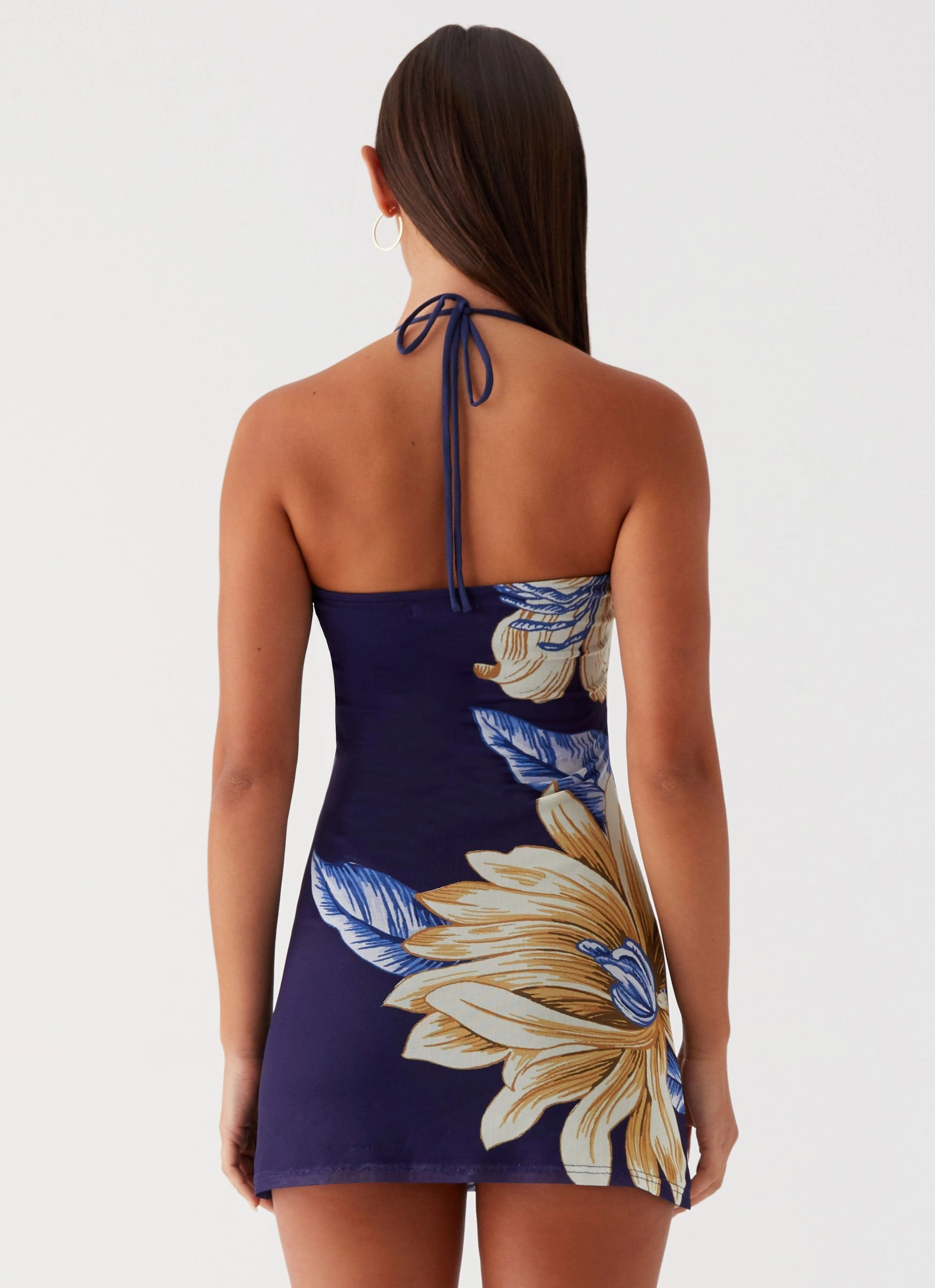 Chic beachwear dress Dew Tone Every Time Mini Dress - Navy