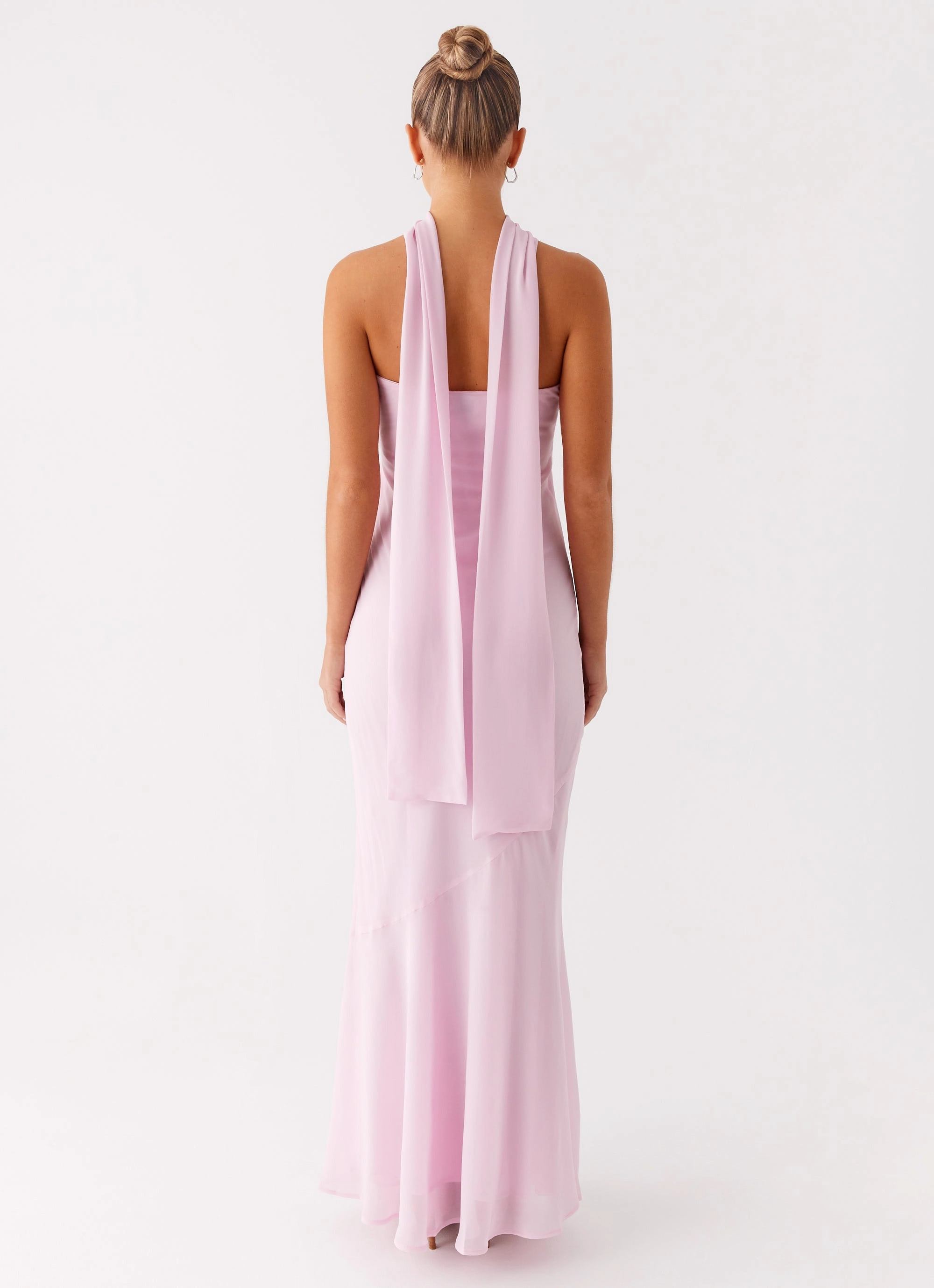 Under The Pagoda Maxi Dress - Pink Ombre-Effect Cozy And Stylish