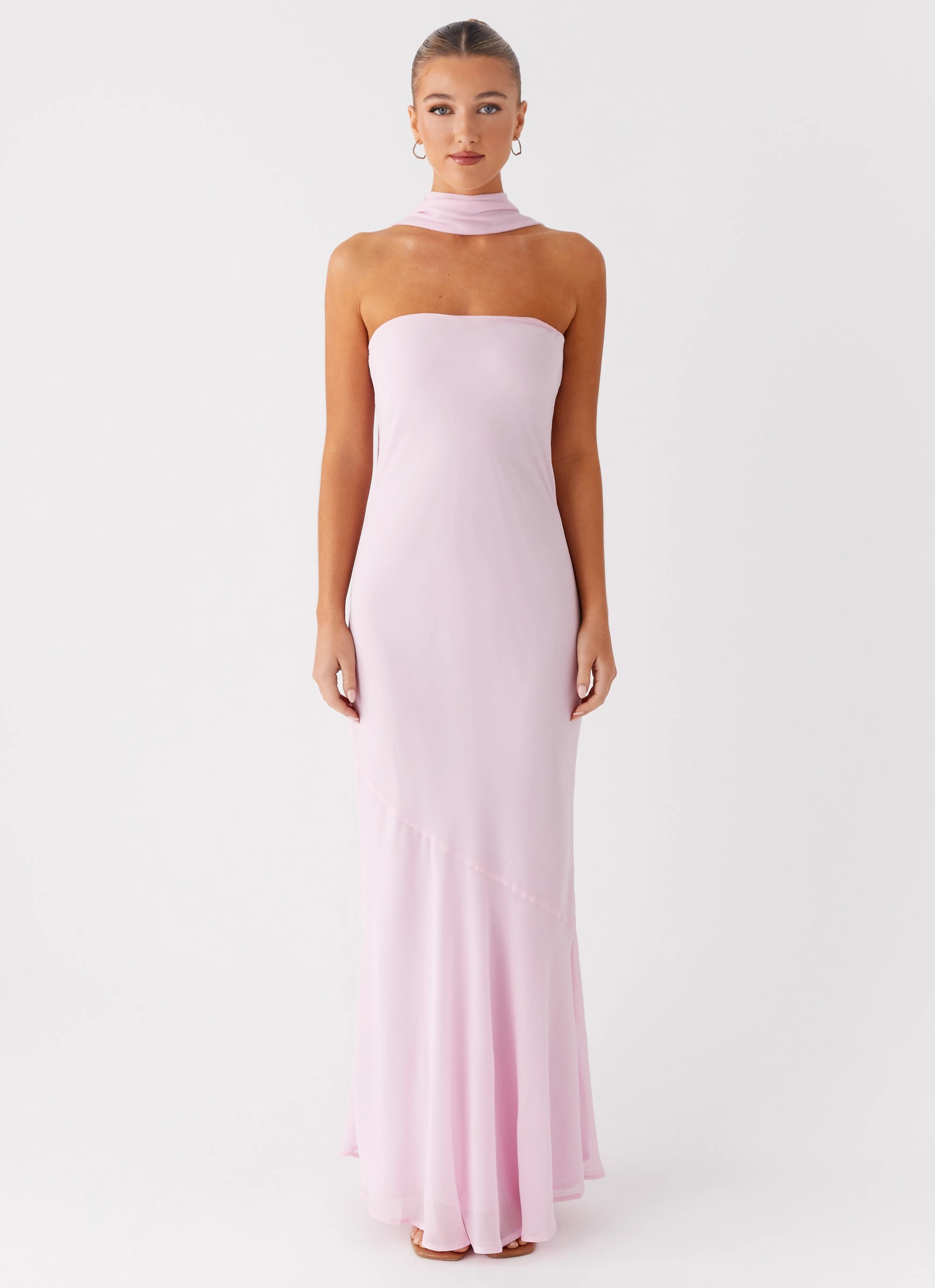 Under The Pagoda Maxi Dress - Pink Travel-friendly Breathable Wearable