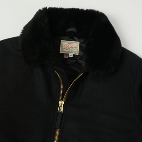 Dehen 1920 Heavy Duty Flyer's Club Jacket - Black Dehen 1920 Heavy Duty Flyer's Club Jacket - Black