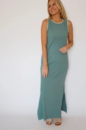 Delamer Midi Dress Waterproof Coating Delamer Midi Dress Airflow Mesh Insert