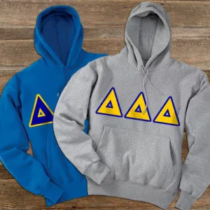 Delta Delta Delta Hooded Sweatshirt, 2-Pack Bundle Deal - TWILL