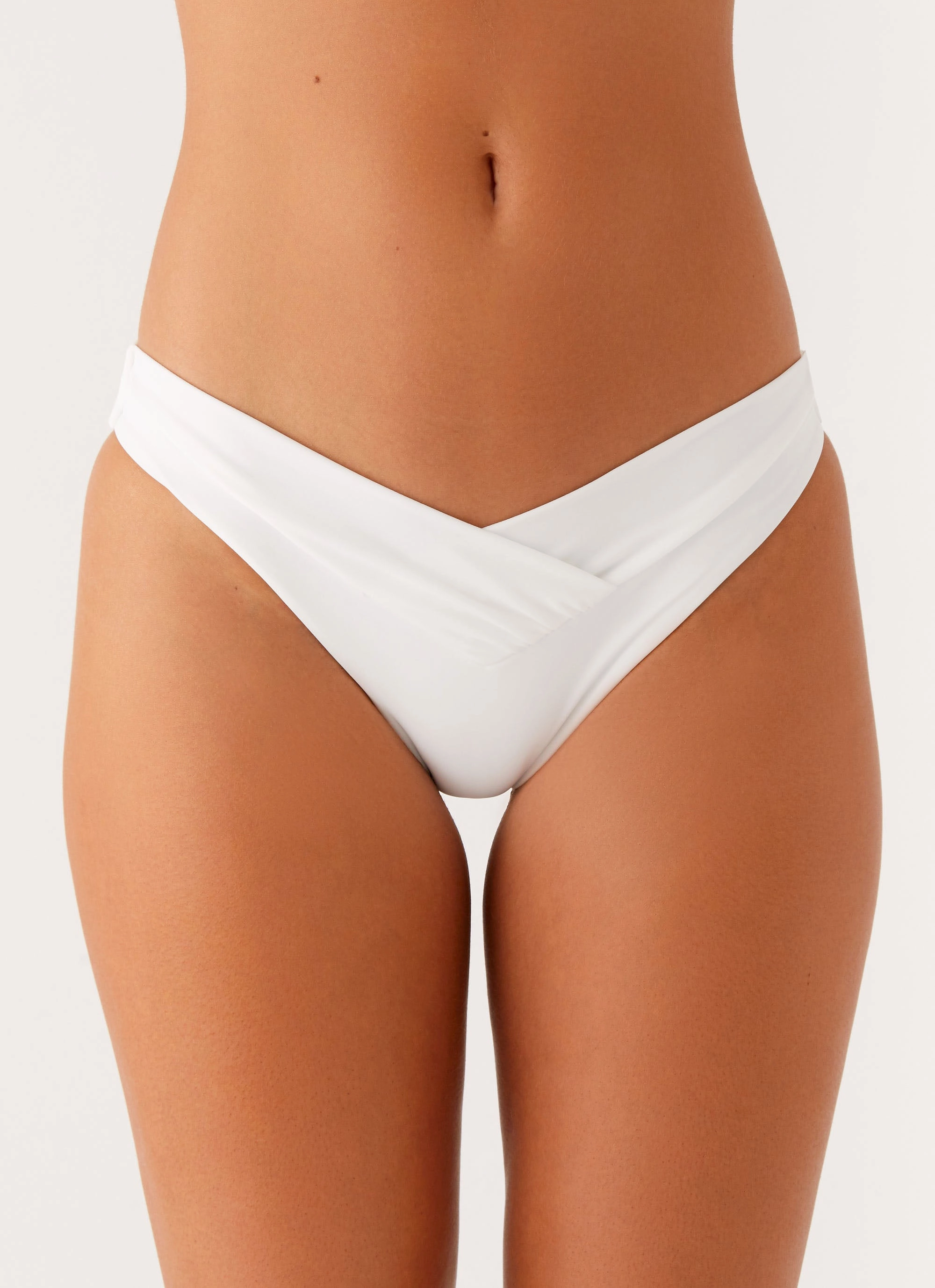 Tropical Wear Getaway-Pack Delta Bikini Bottoms - White