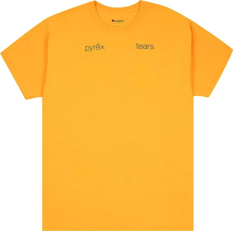 Denim Tears x Pyrex Tears Tee 'Gold', gold