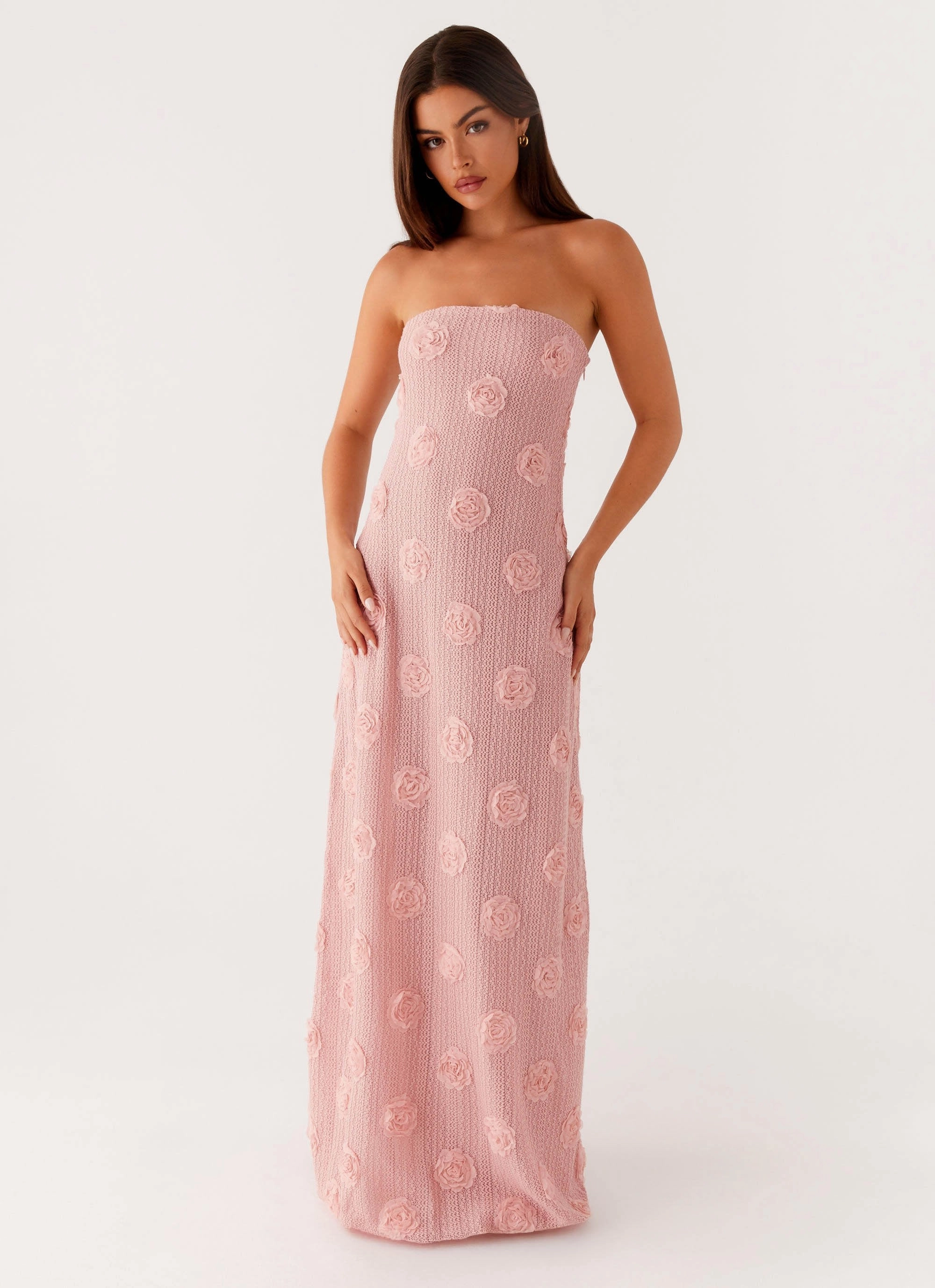 Smooth Outline Holly Maxi Dress - Pink