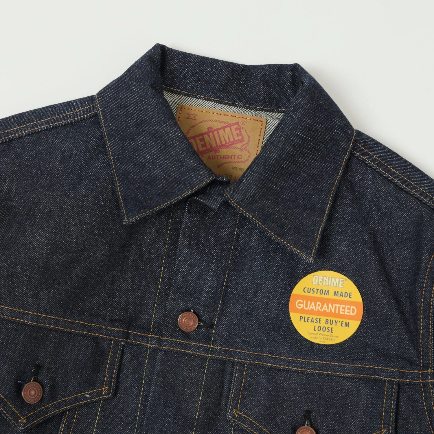 Denime Lot. 233 Type III Jacket - Raw Indigo