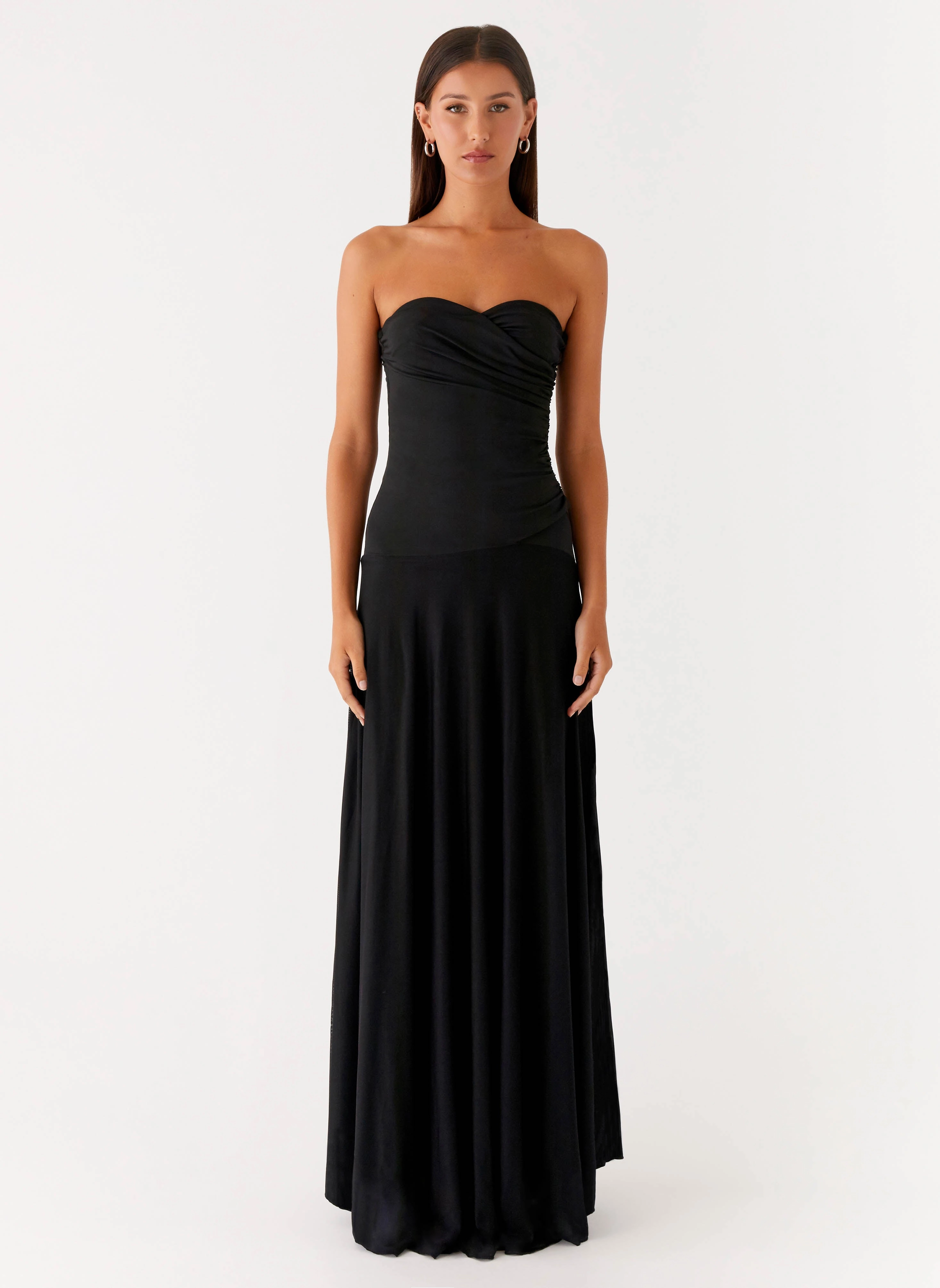 Shore Time High Neck Ruben Maxi Dress - Black