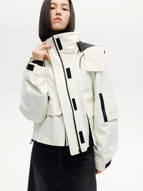 Detachable Hooded Down Jacket Detachable Hooded Down Jacket