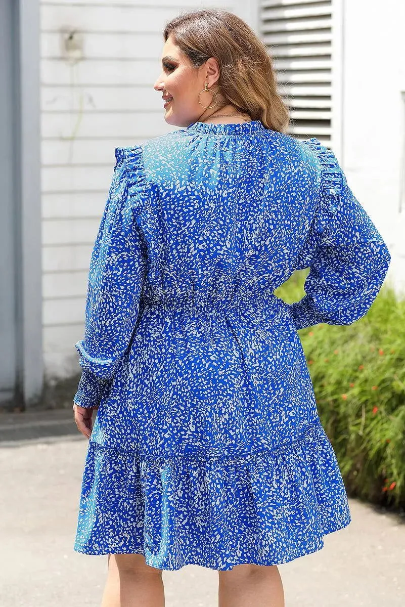 Discover the Perfect Plus Size Spotted Print Dress - Shop Now!