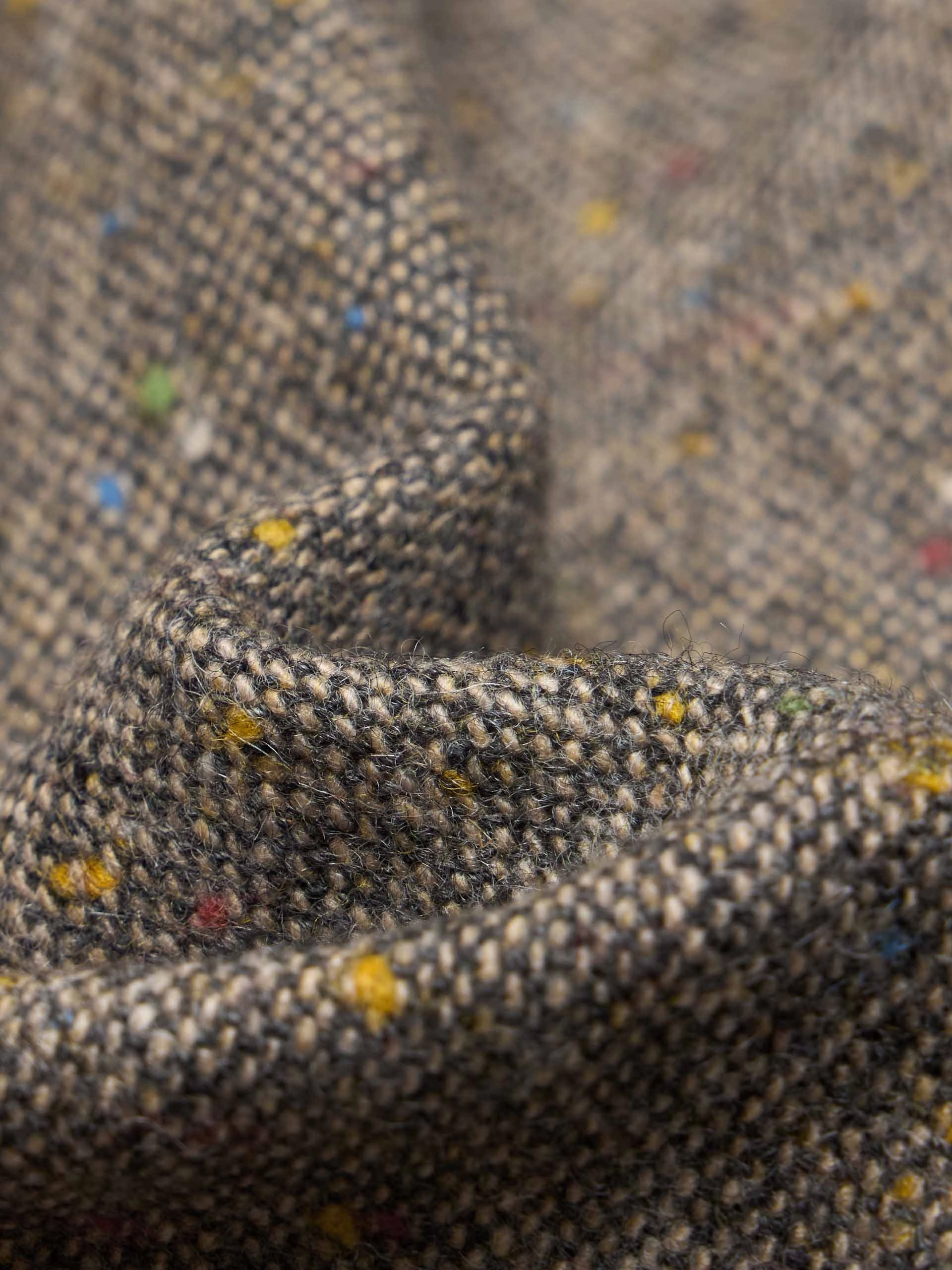 Donegal Tweed Button Coat