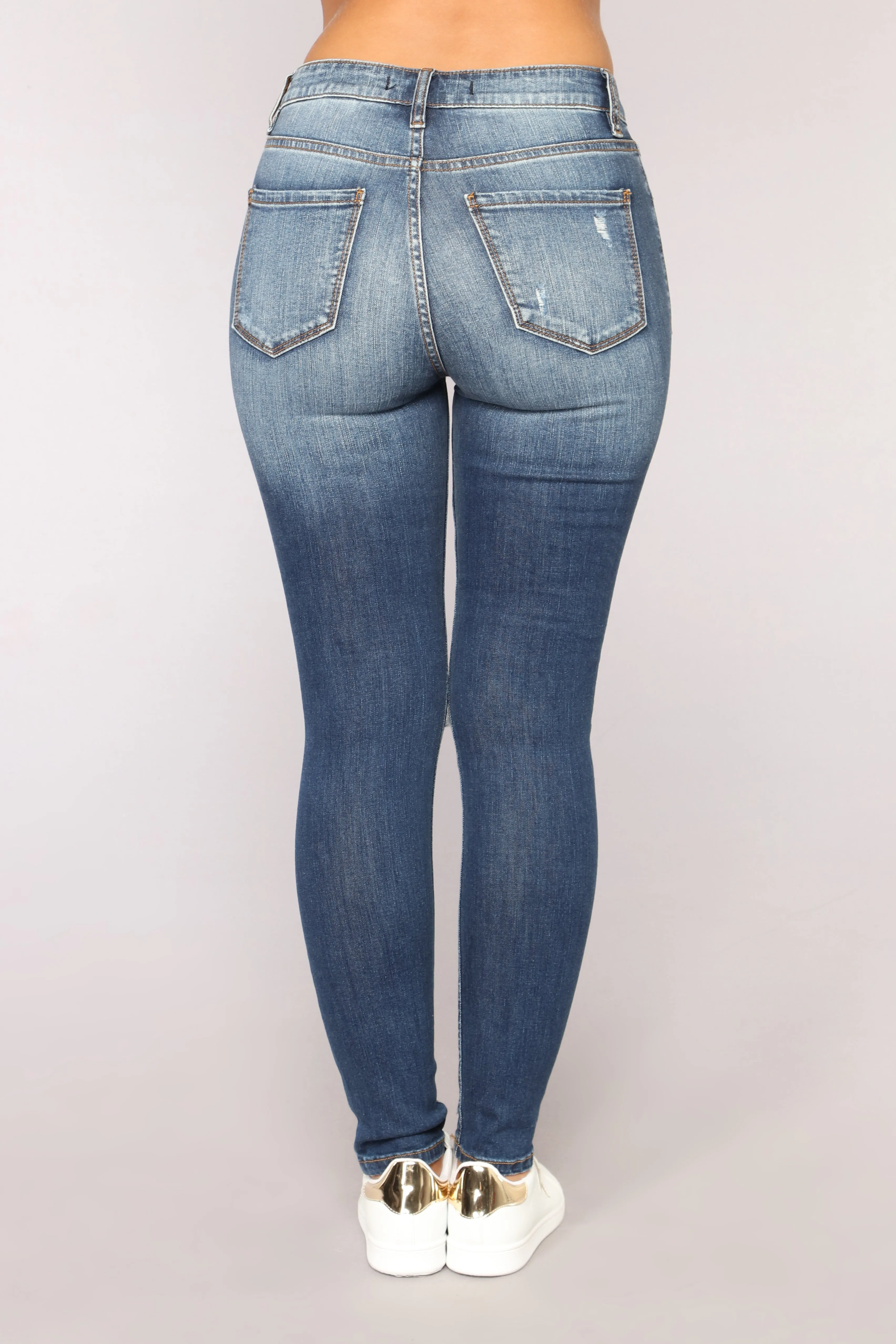 Dont Believe It Skinny Jeans - Dark Denim