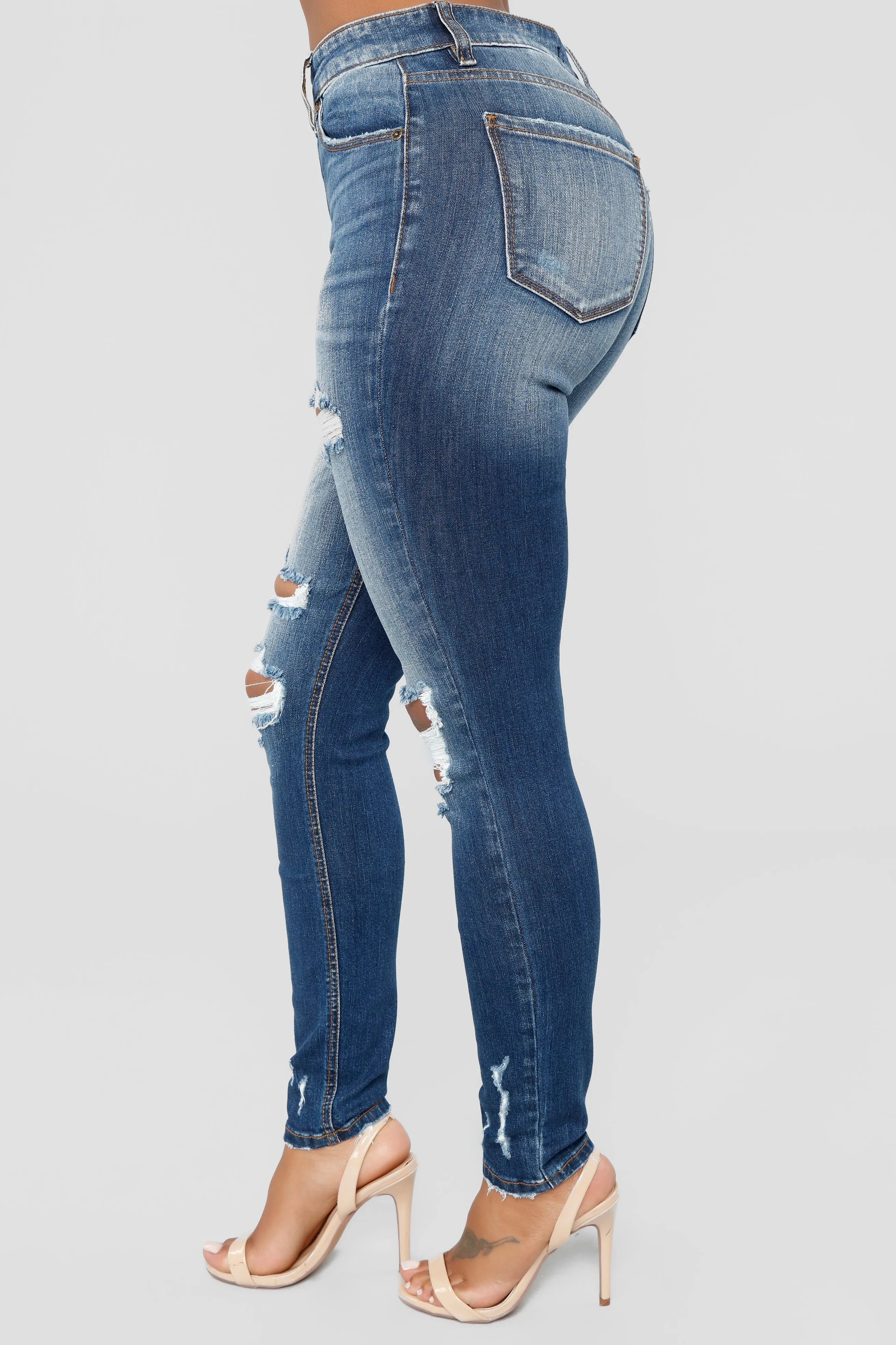 Dont Believe It Skinny Jeans - Dark Denim