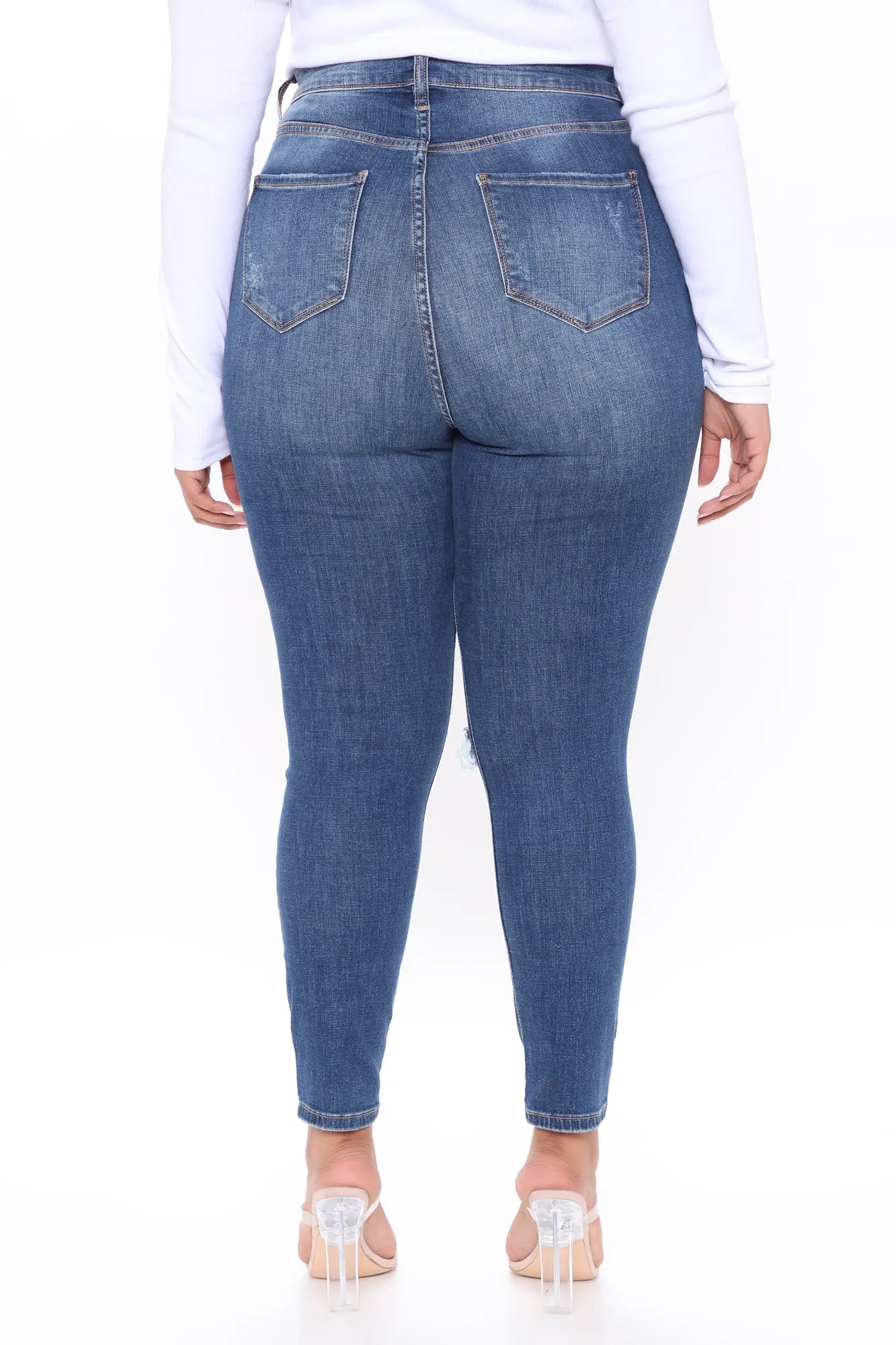 Dont Believe It Skinny Jeans - Dark Denim