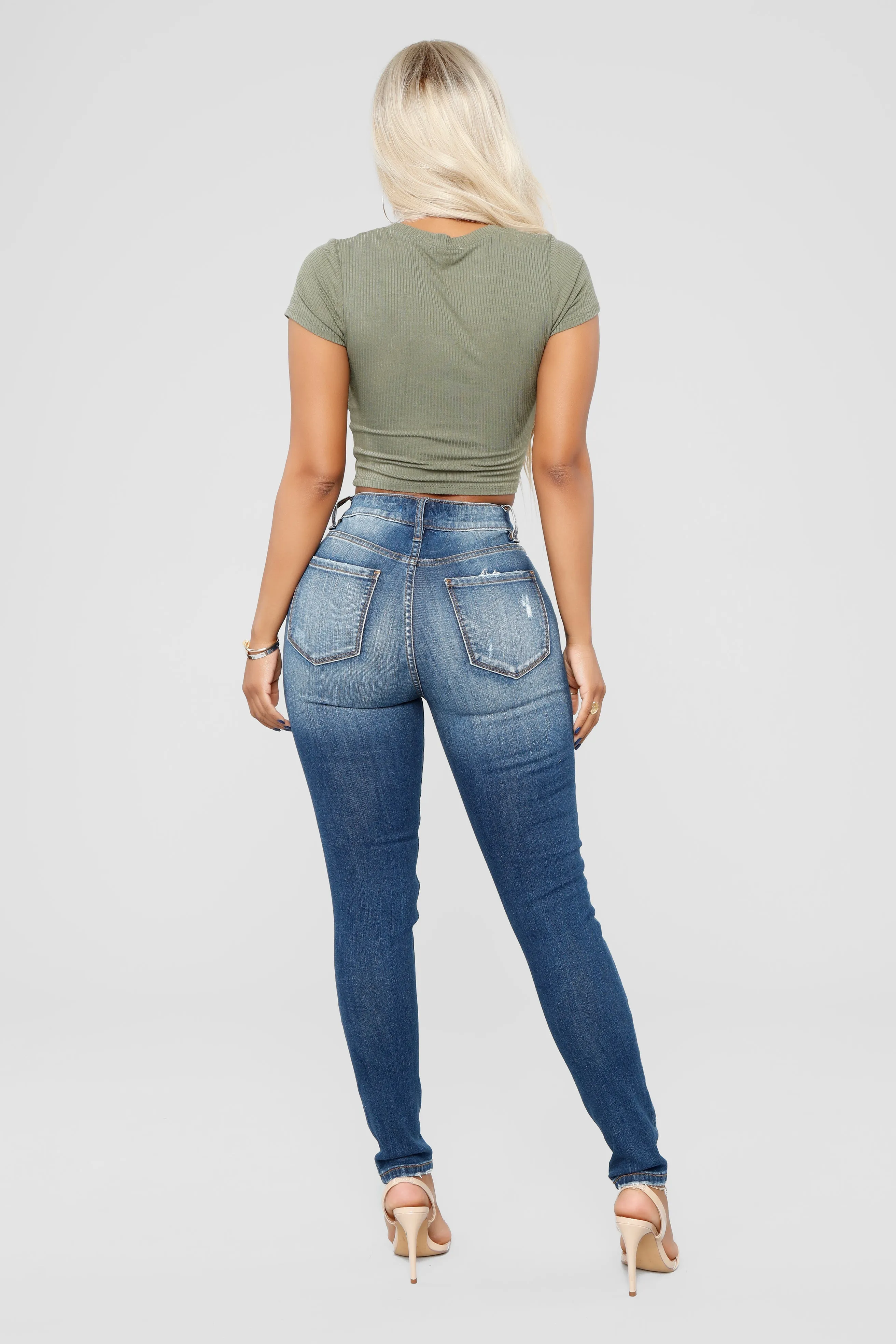 Dont Believe It Skinny Jeans - Dark Denim