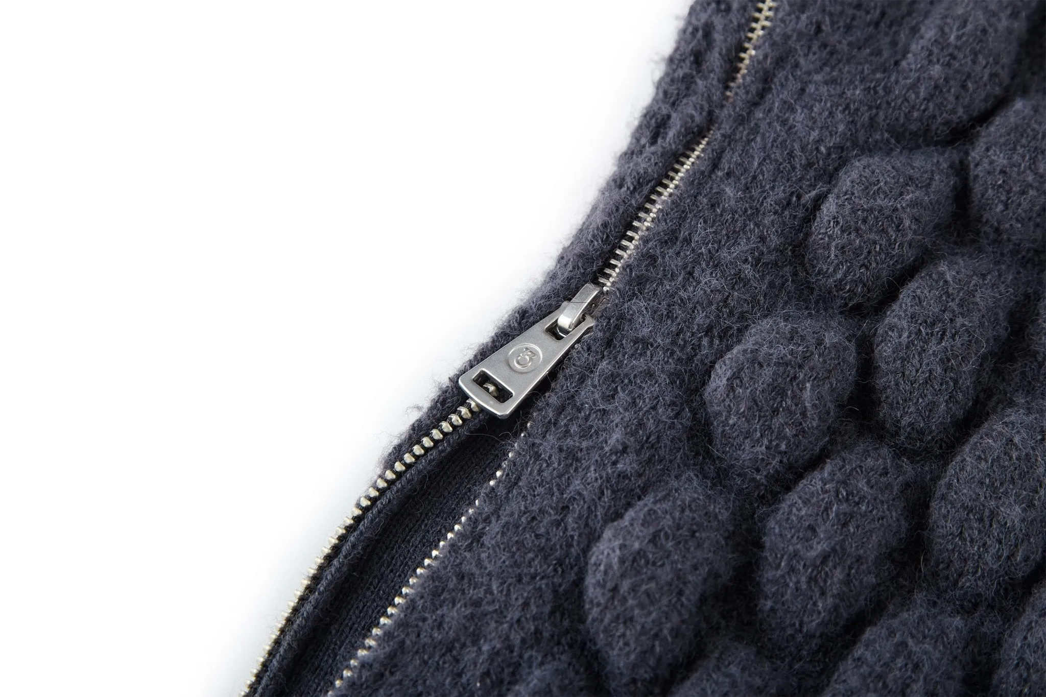 Doozoo Hollow Knit Tank Top in Dark Grey