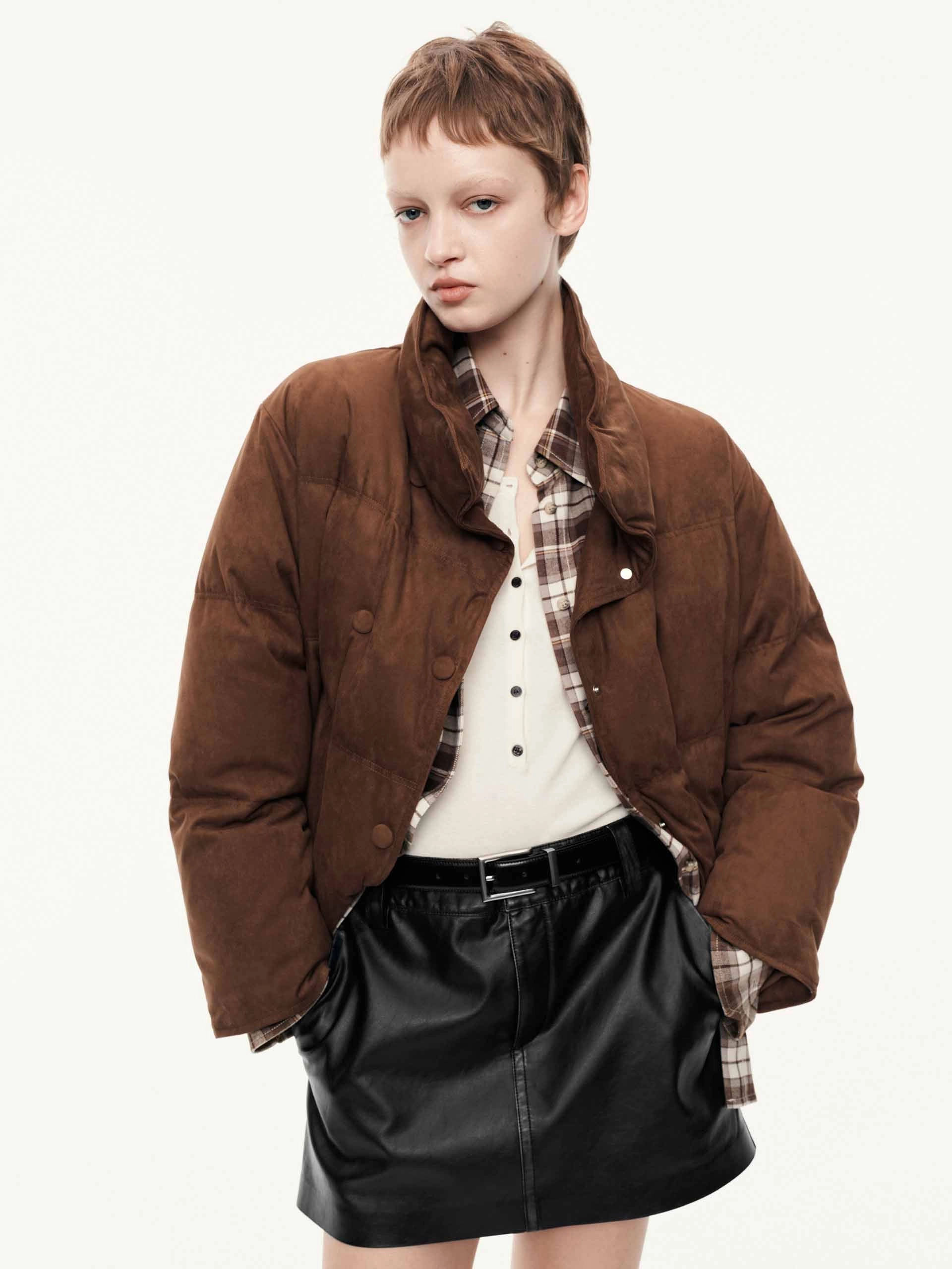 Double Breasted Down Jacket