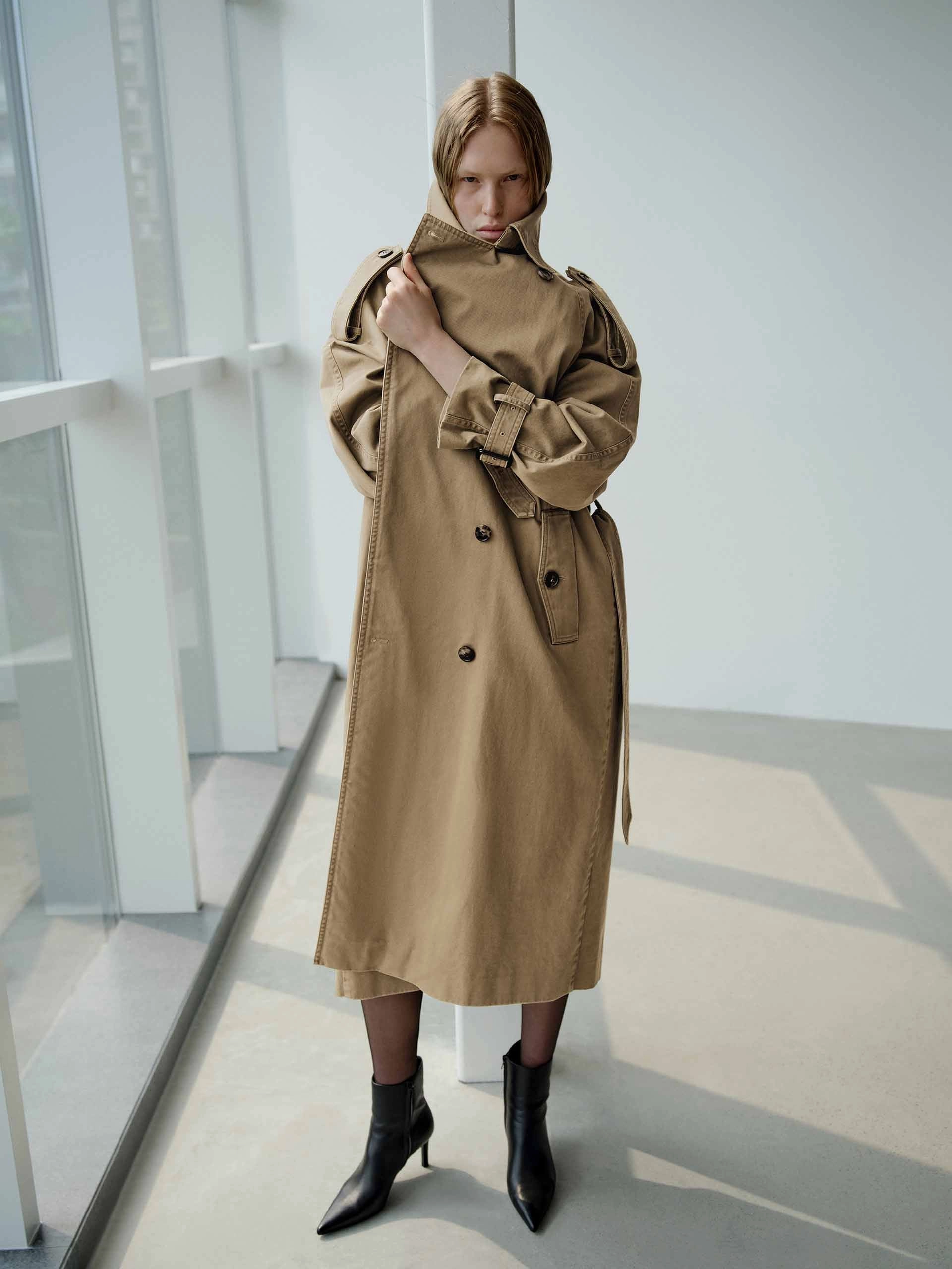 Double Breasted Trench Coat