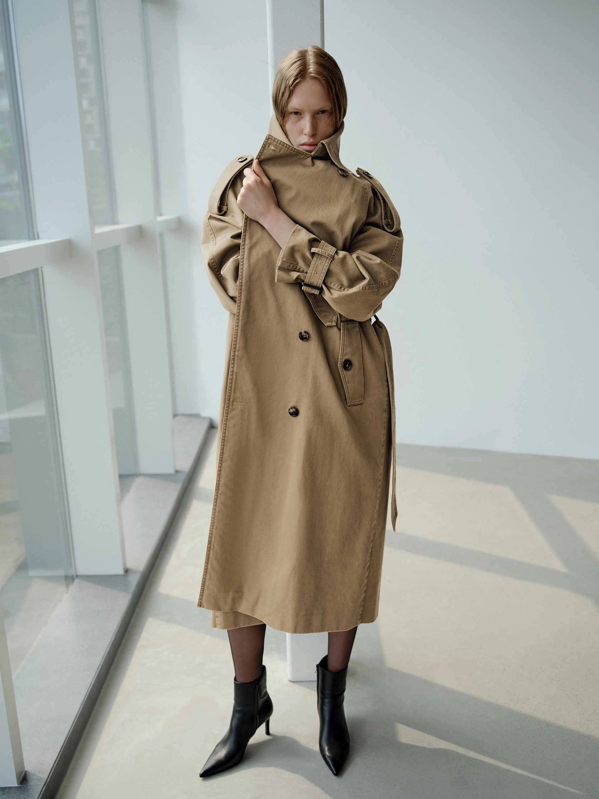 Double Breasted Trench Coat