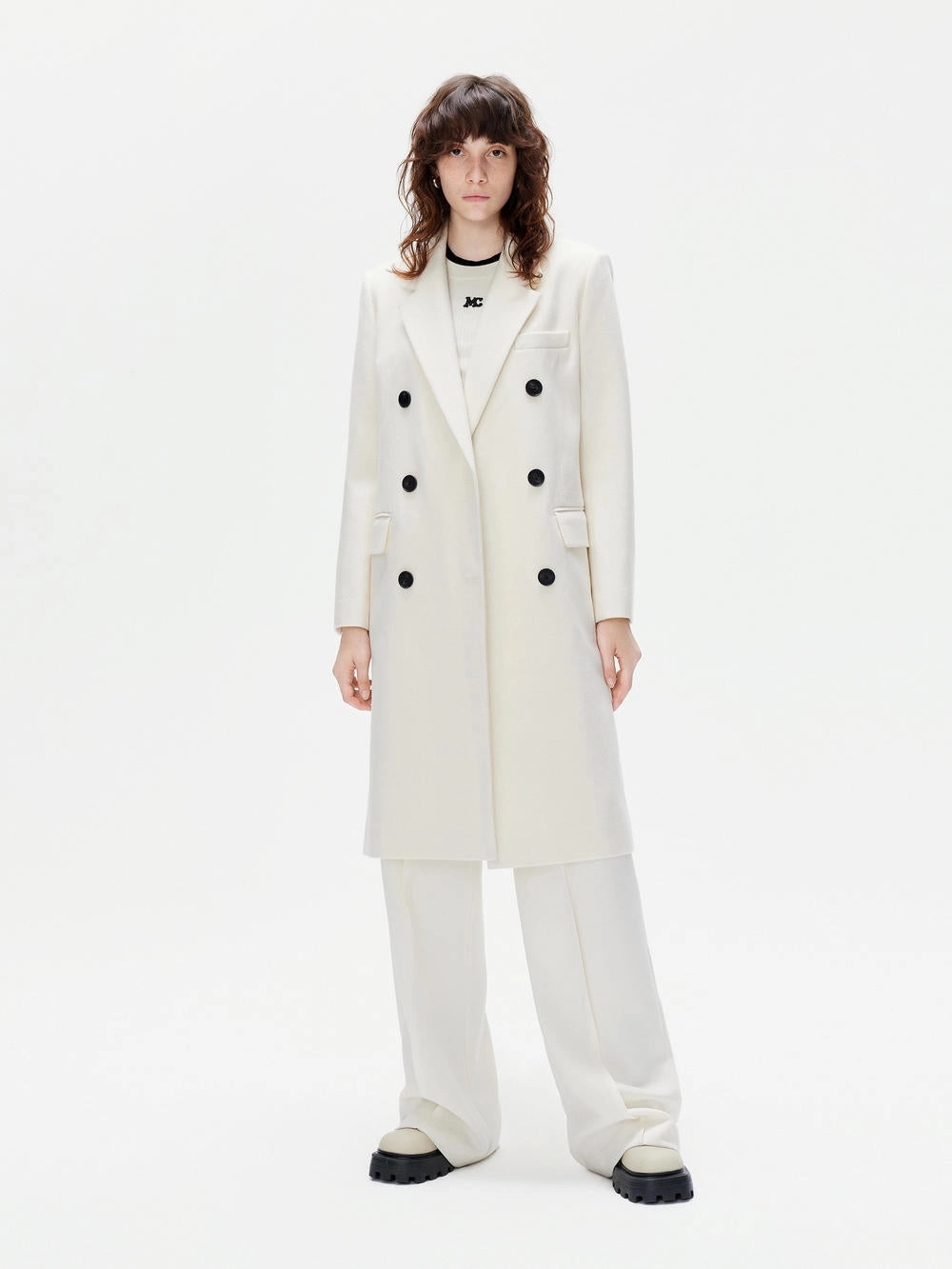 Double Breasted Wool Coat