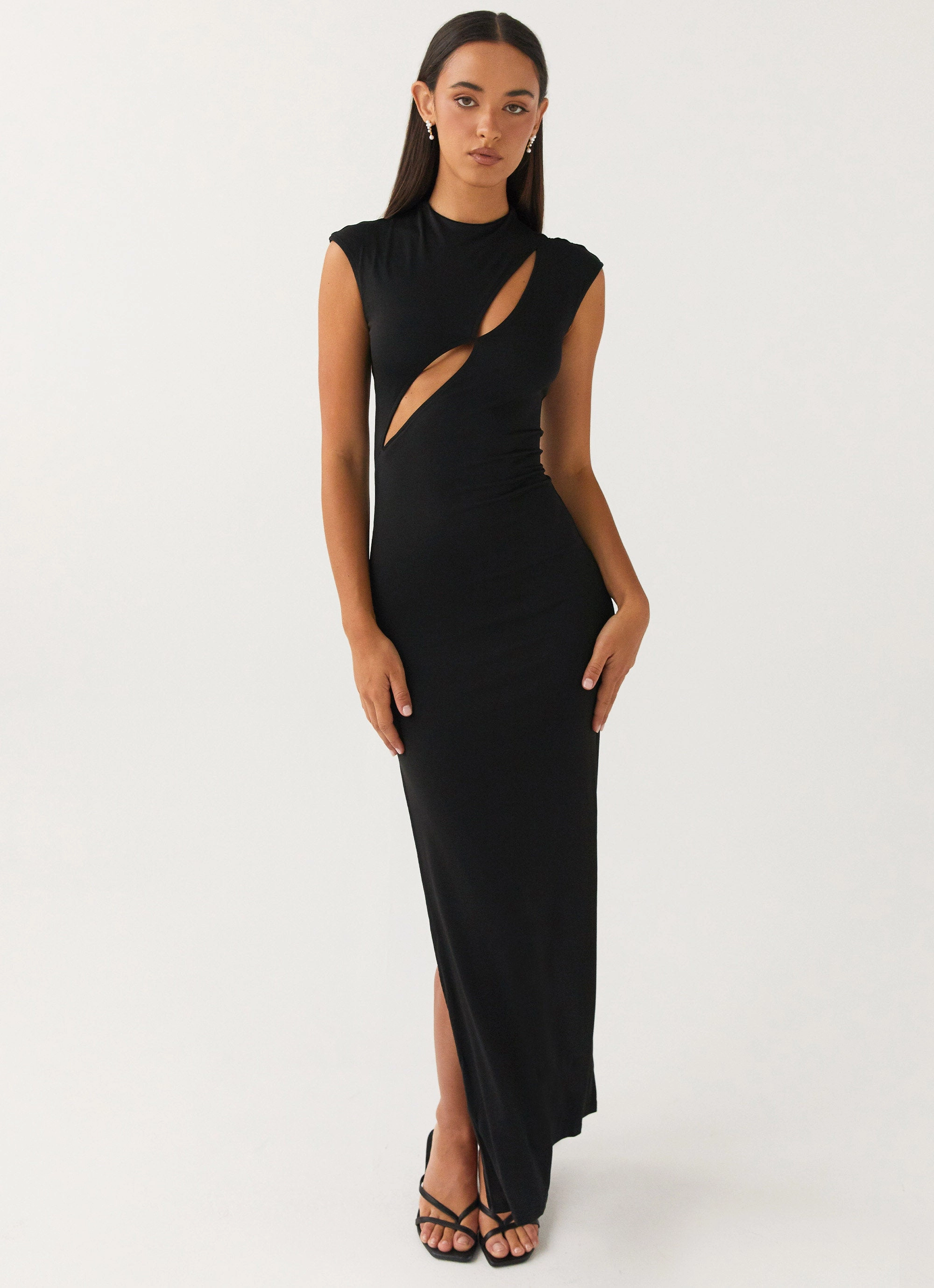 Anti-bacterial Special Affair Maxi Dress - Black