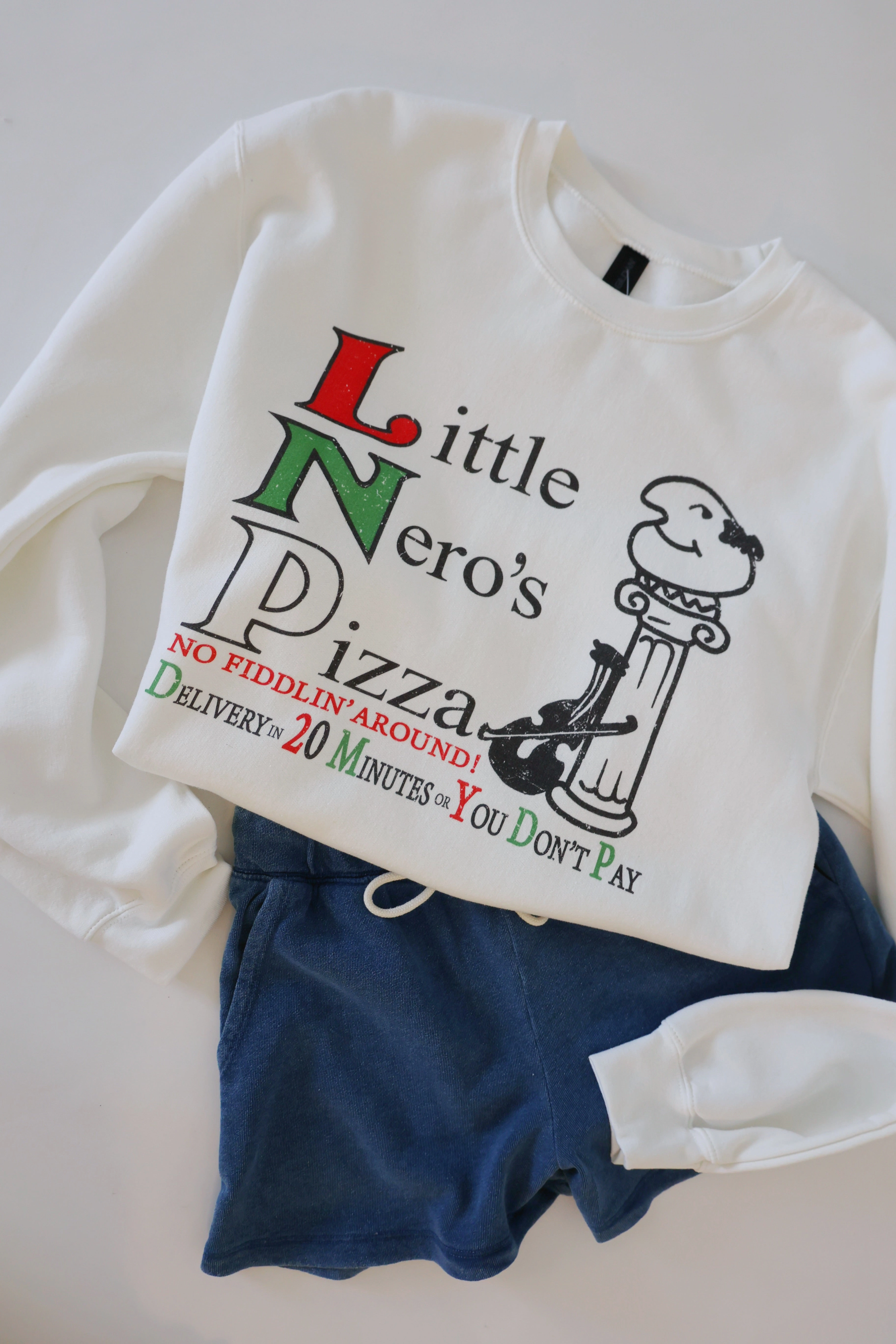 Snag Free Fabric wrinkle free finish Home Alone Sweatshirt