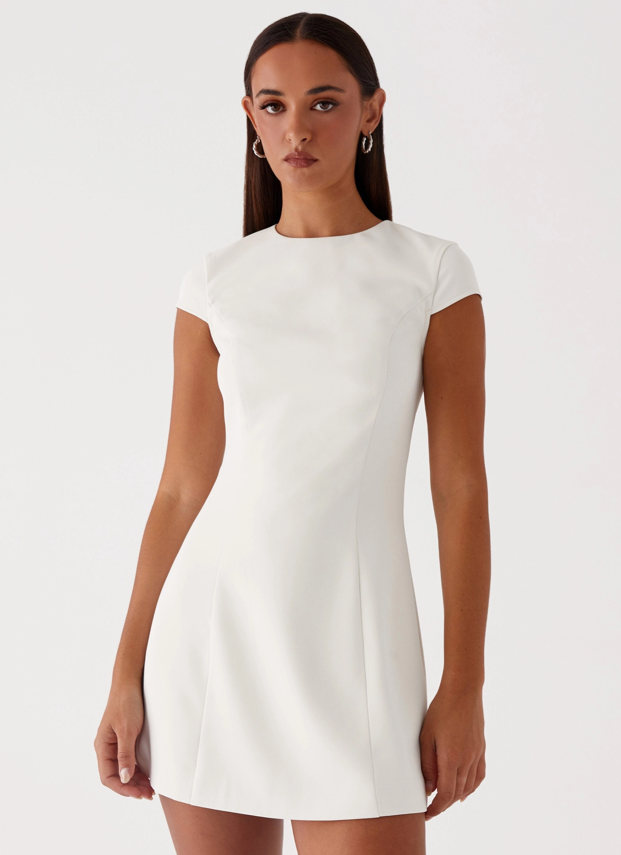 Kind Light Editor??s-Pick Harriet Mini Dress - Off White